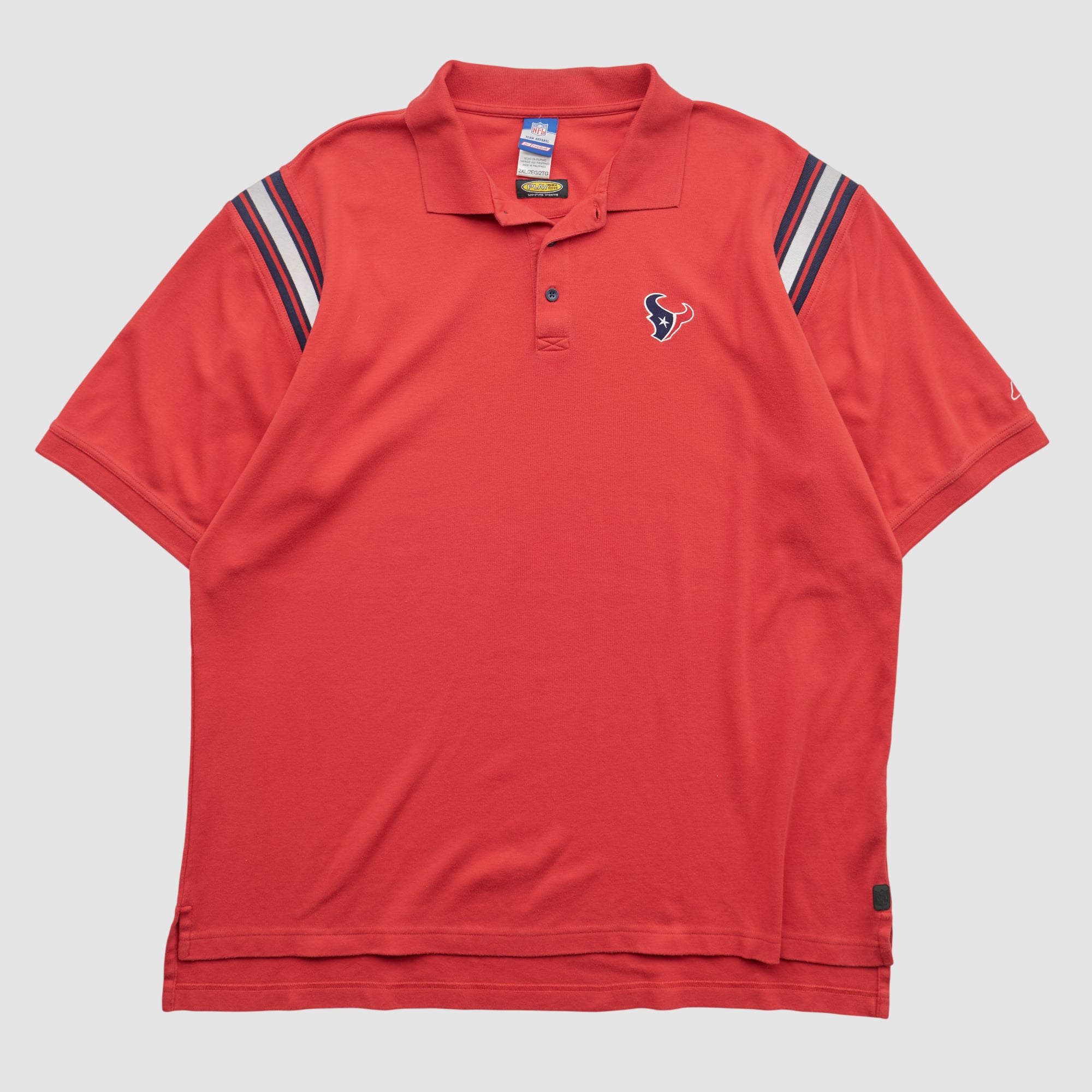 Houston Texans Reebok 2000s Polo - Red - 2XL