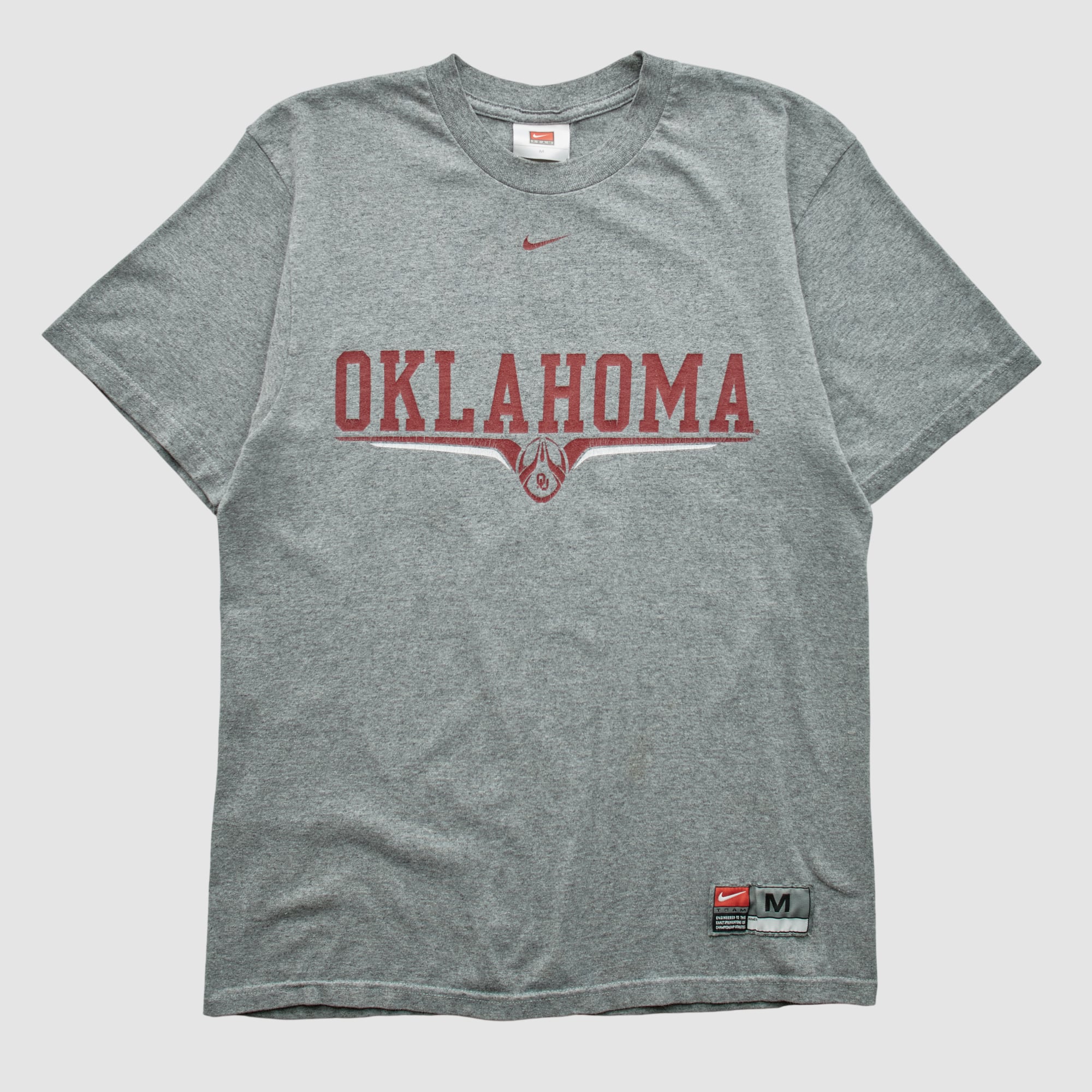 Oklahoma Sooners Nike 2000s T-shirt - Heather Gray - S