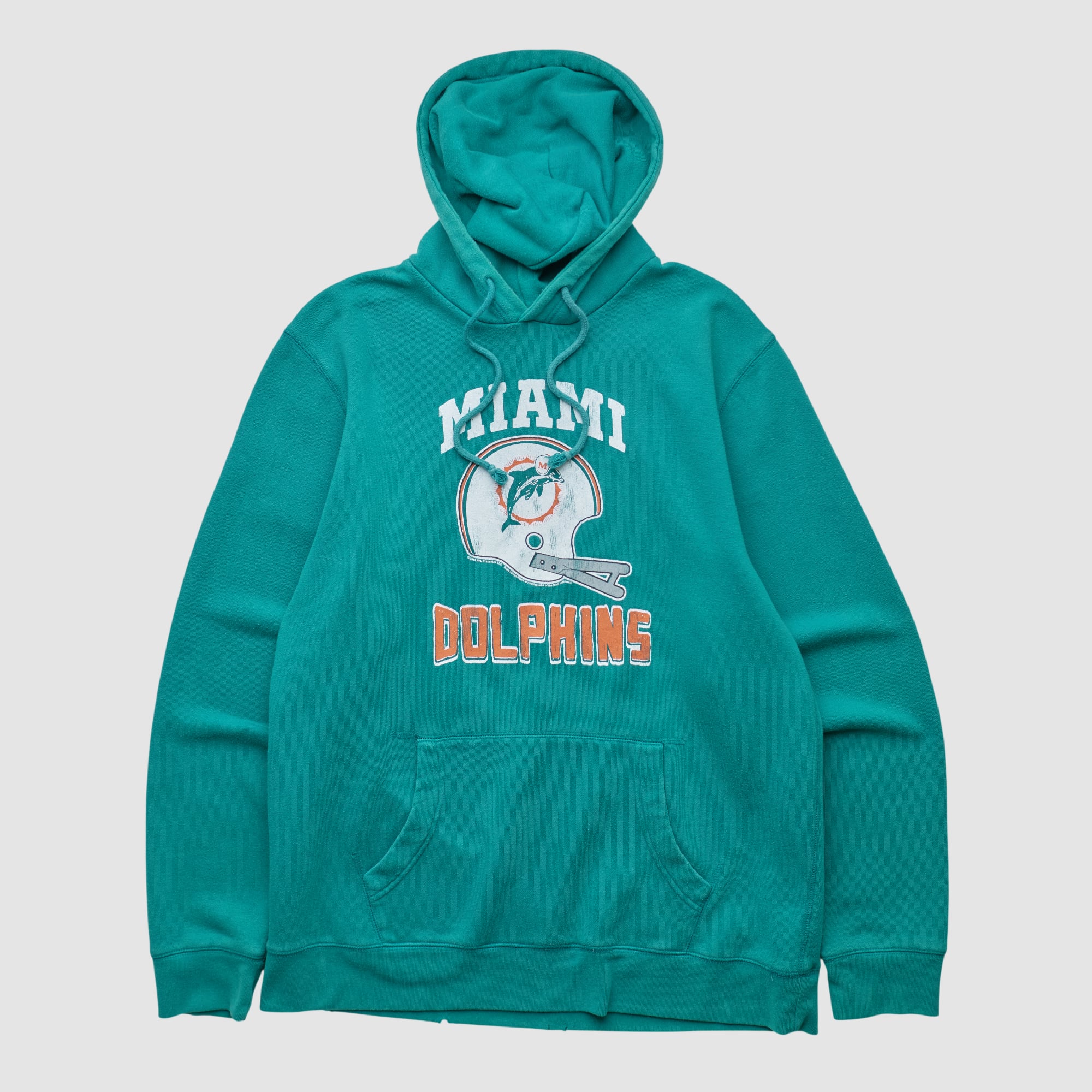 Miami Dolphins NFL 2010s Hooded Pullover Sweatshirt - Teal - M