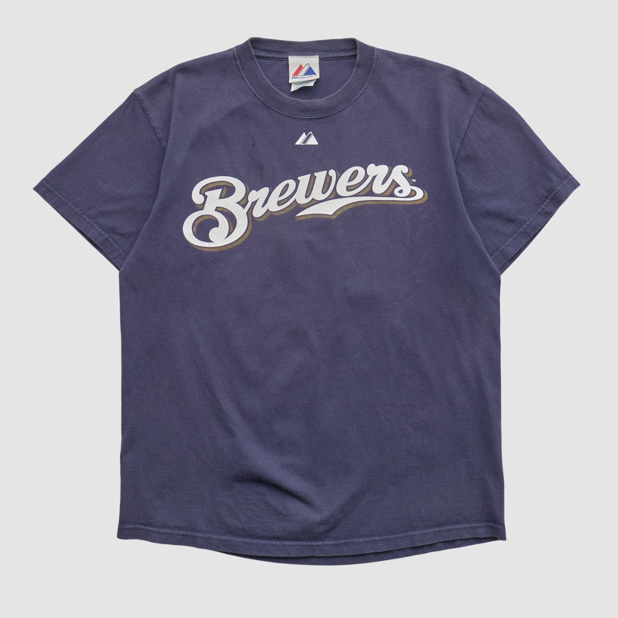 Milwaukee Brewers Majestic 2008 T-shirt - Navy - XS