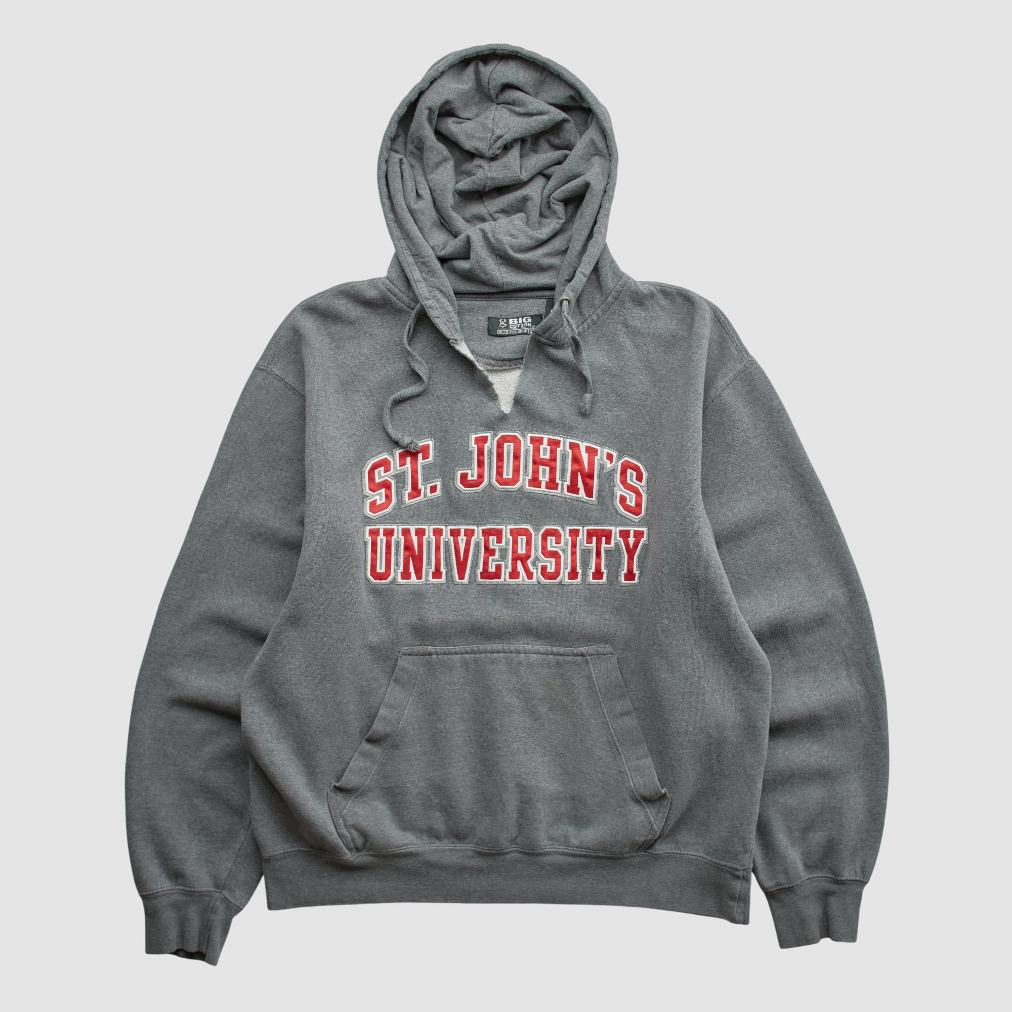 St. John's Red Storm Gear For Sports 2010s Hooded Pullover Sweatshirt - Dark Heather Gray - S