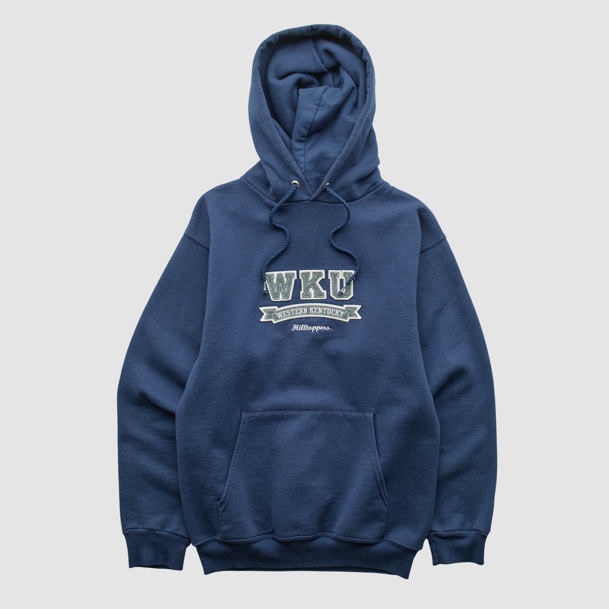 Western Kentucky Hilltoppers Champion 2000s Hooded Pullover Sweatshirt - Navy - XXS