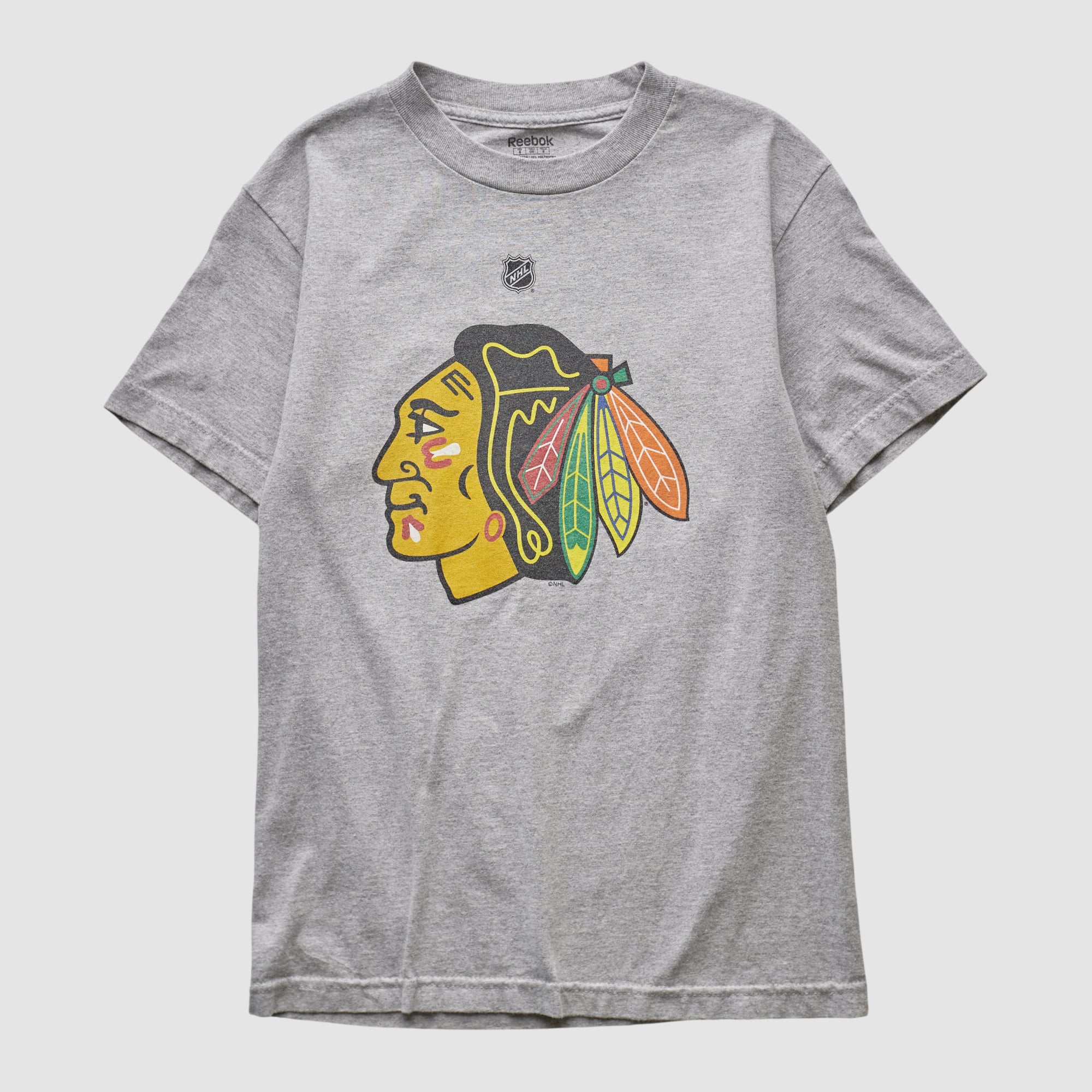 Chicago Blackhawks Reebok 2000s T-shirt - Heather Gray