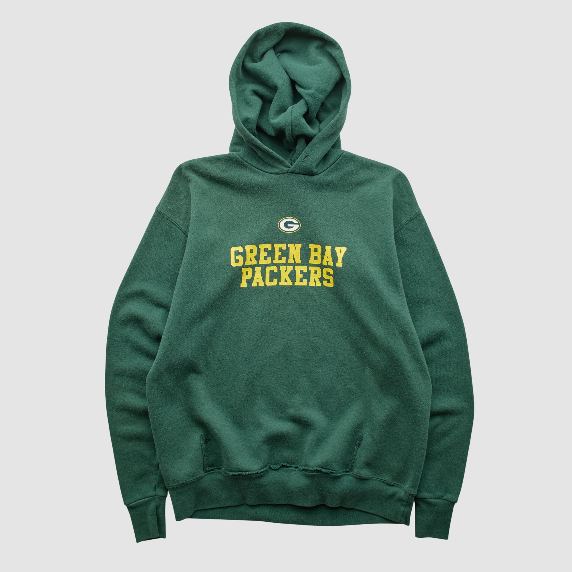 Green Bay Packers NFL 2000s Hooded Pullover Sweatshirt - Green - S