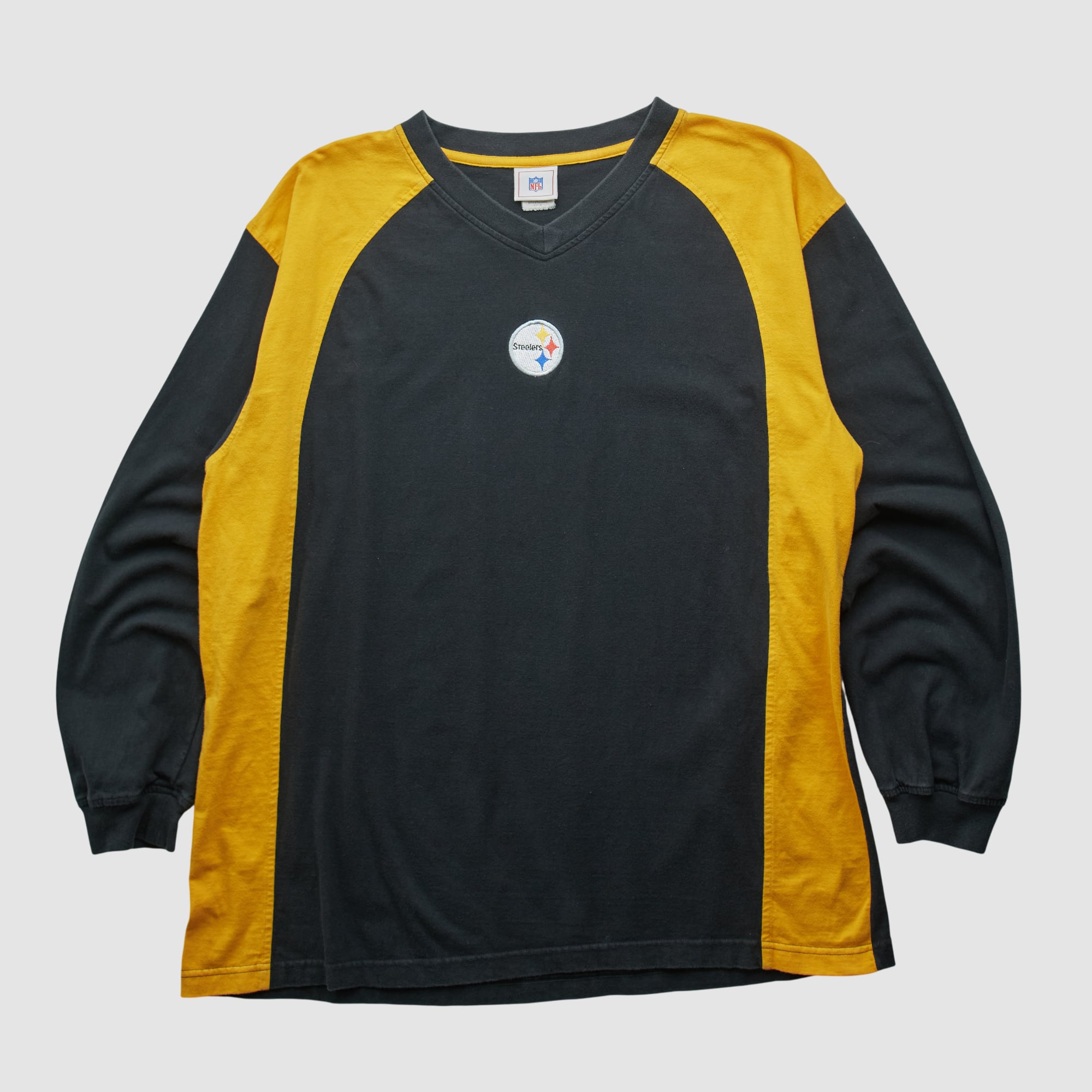 Pittsburgh Steelers NFL 2000s Long Sleeve T-shirt - Black - 2XL