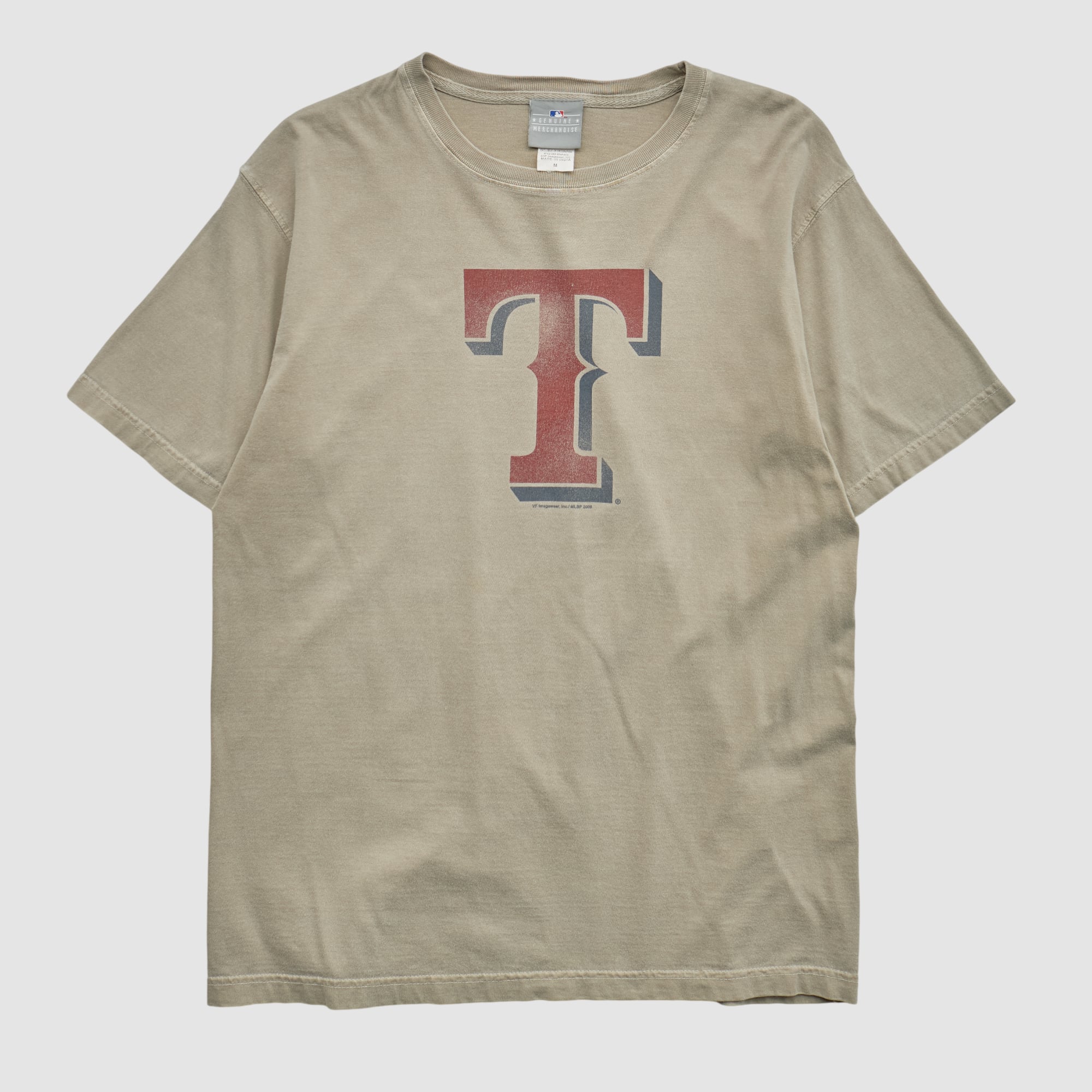 Texas Rangers Genuine Merchandise 2009 T-shirt - Beige - S
