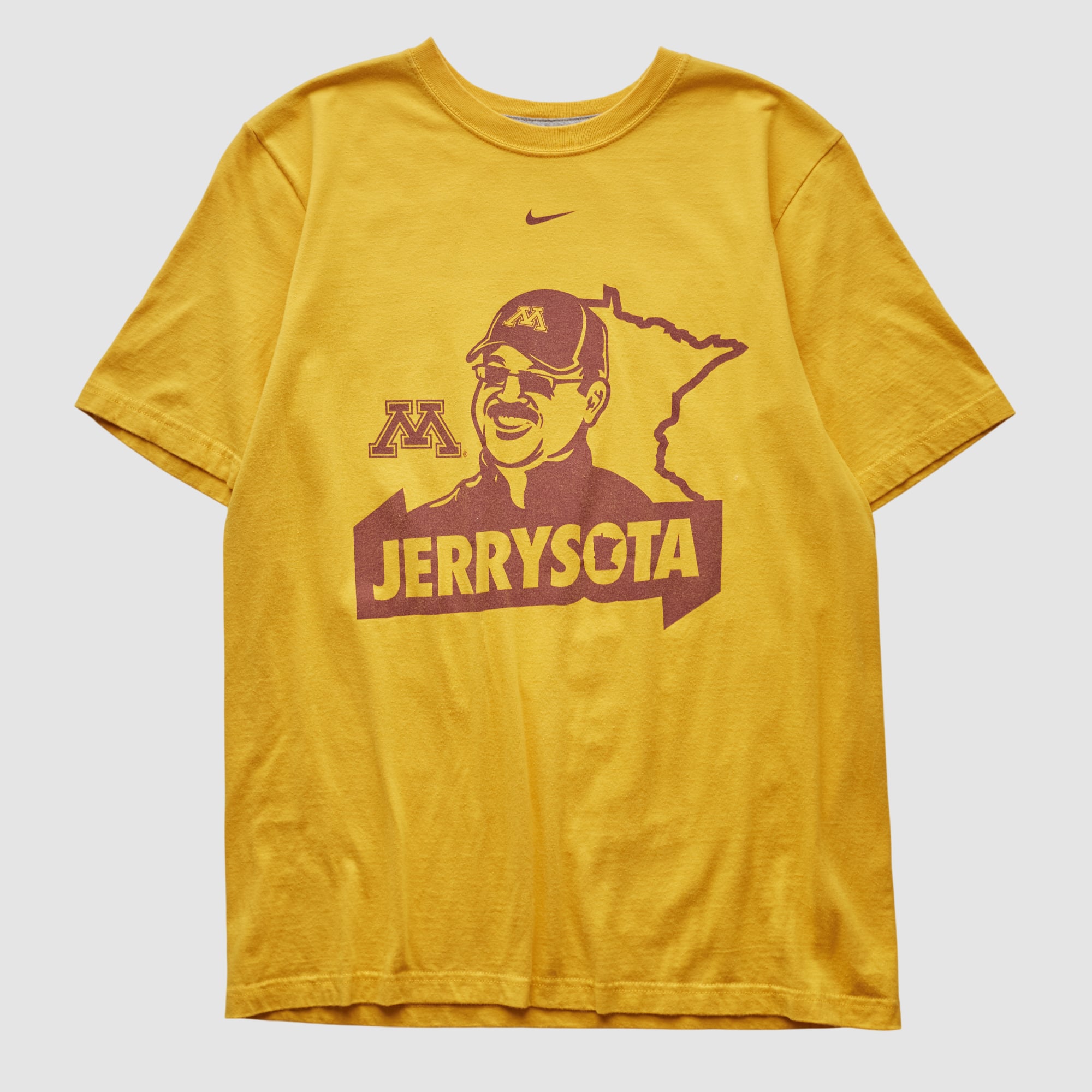 Jerry Kill Nike 2010s T-shirt - Yellow - S