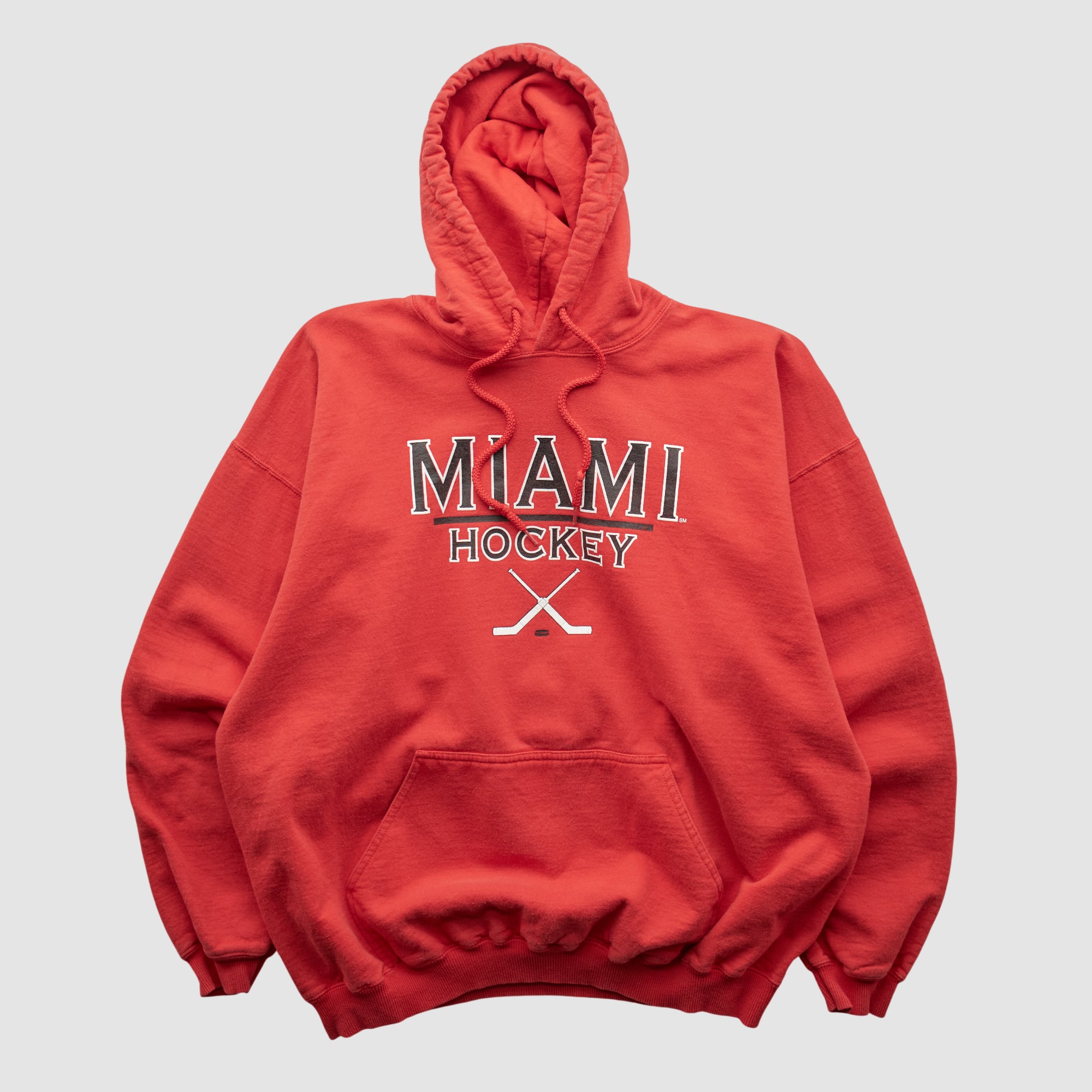 Miami University RedHawks Gildan 2000s Hooded Pullover Sweatshirt - Red - M