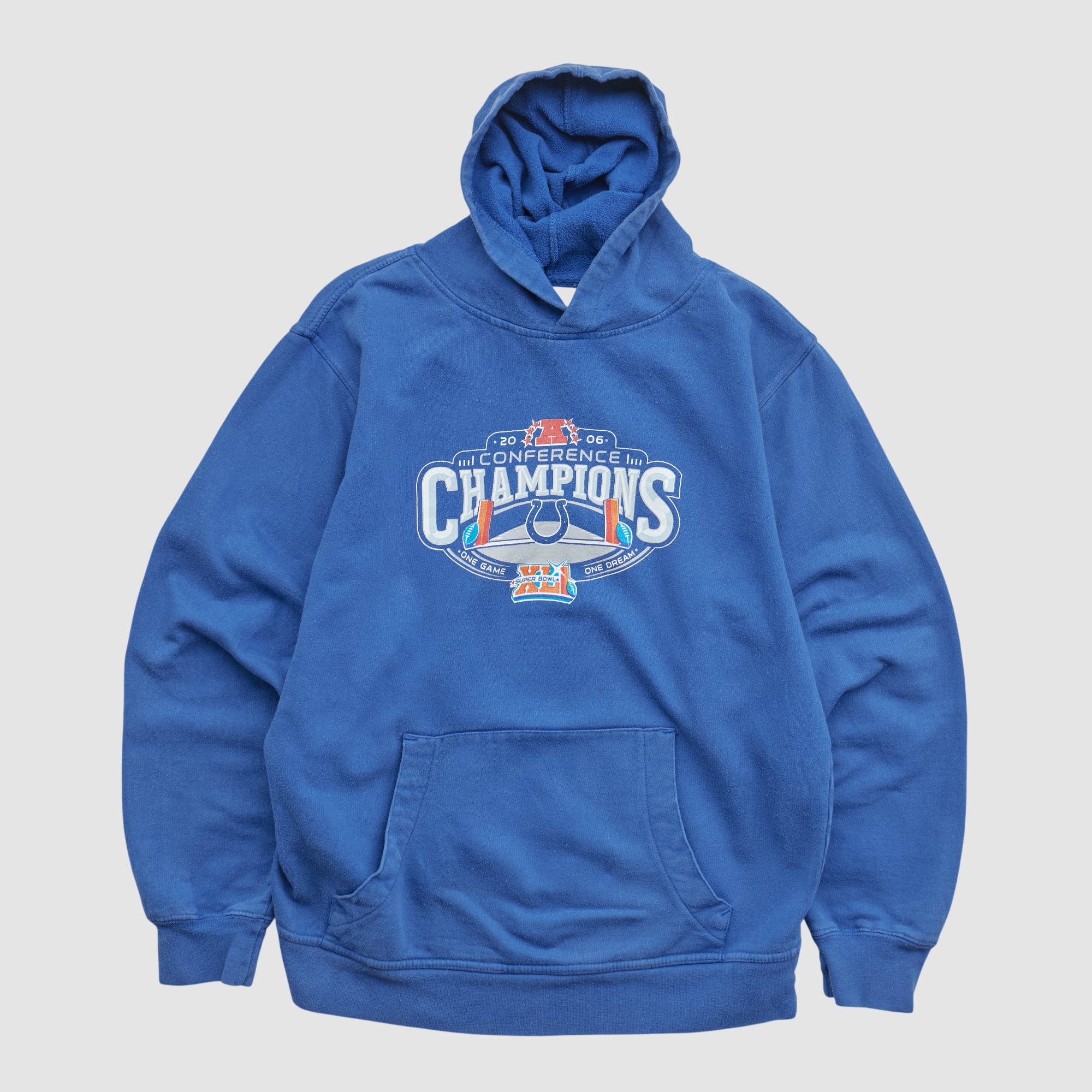 Indianapolis Colts Reebok 2006 Hooded Pullover Sweatshirt - Blue - XS