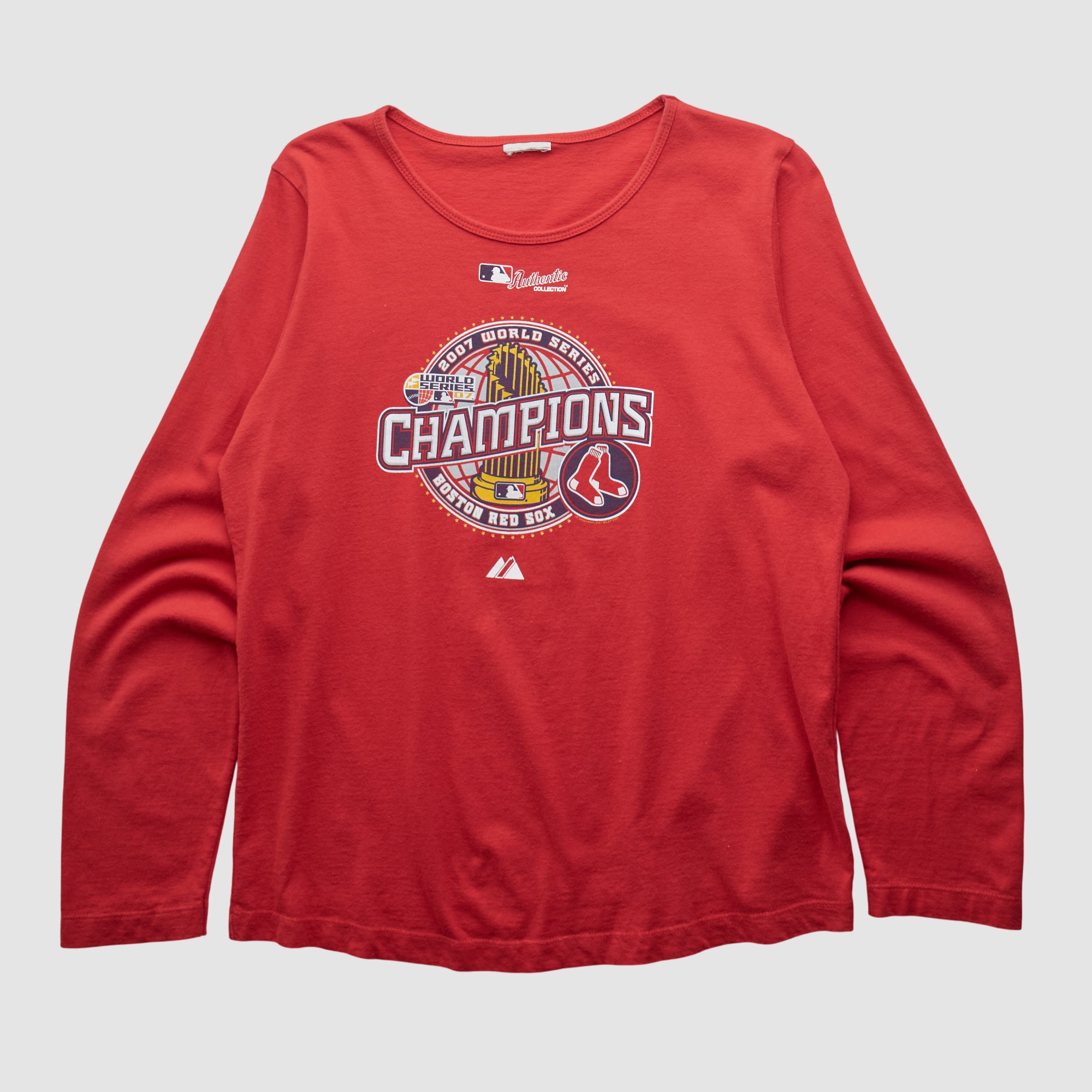 Boston Red Sox UNK 2007 Long Sleeve T-shirt - Red - M