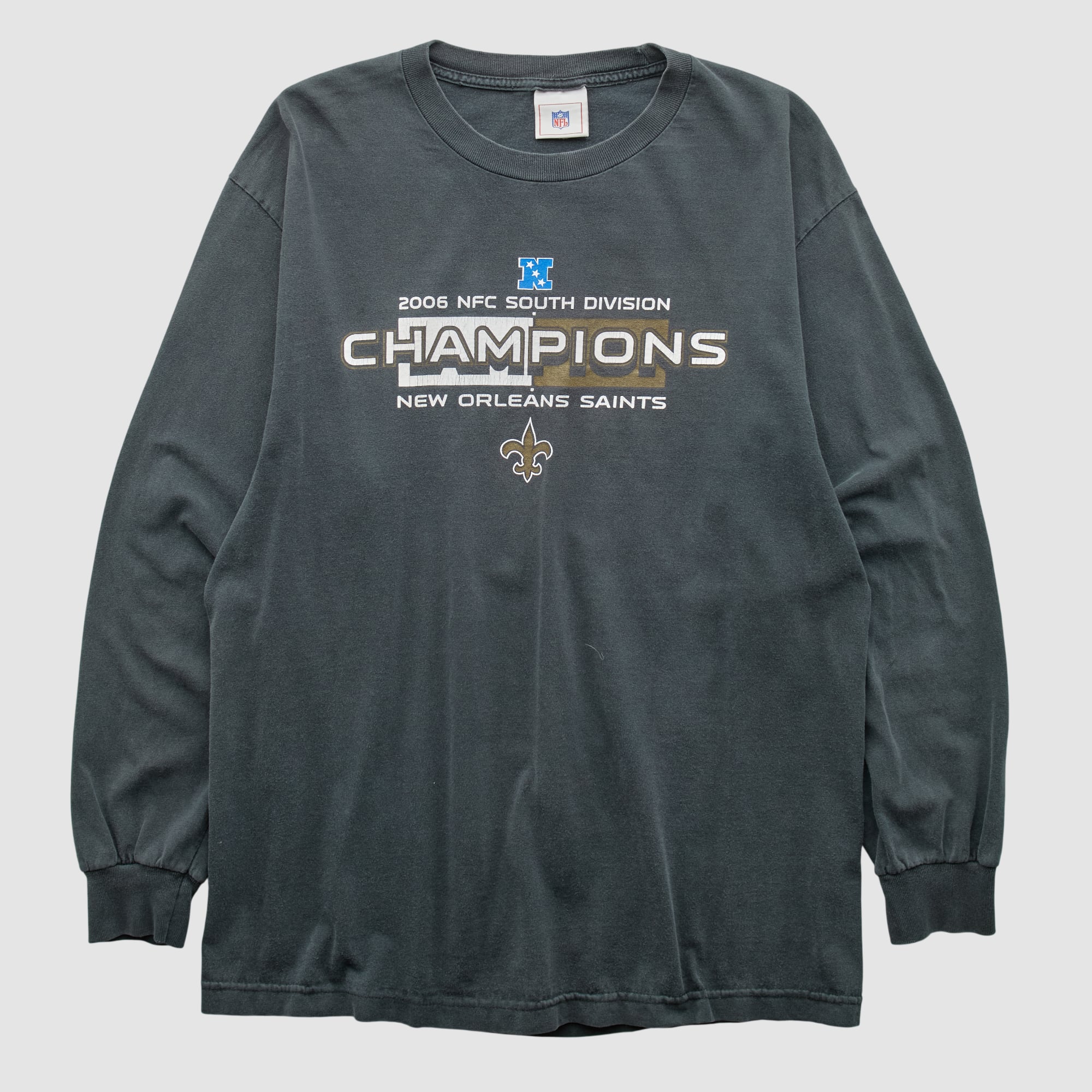 New Orleans Saints NFL 2006 Long Sleeve T-shirt - Black - S