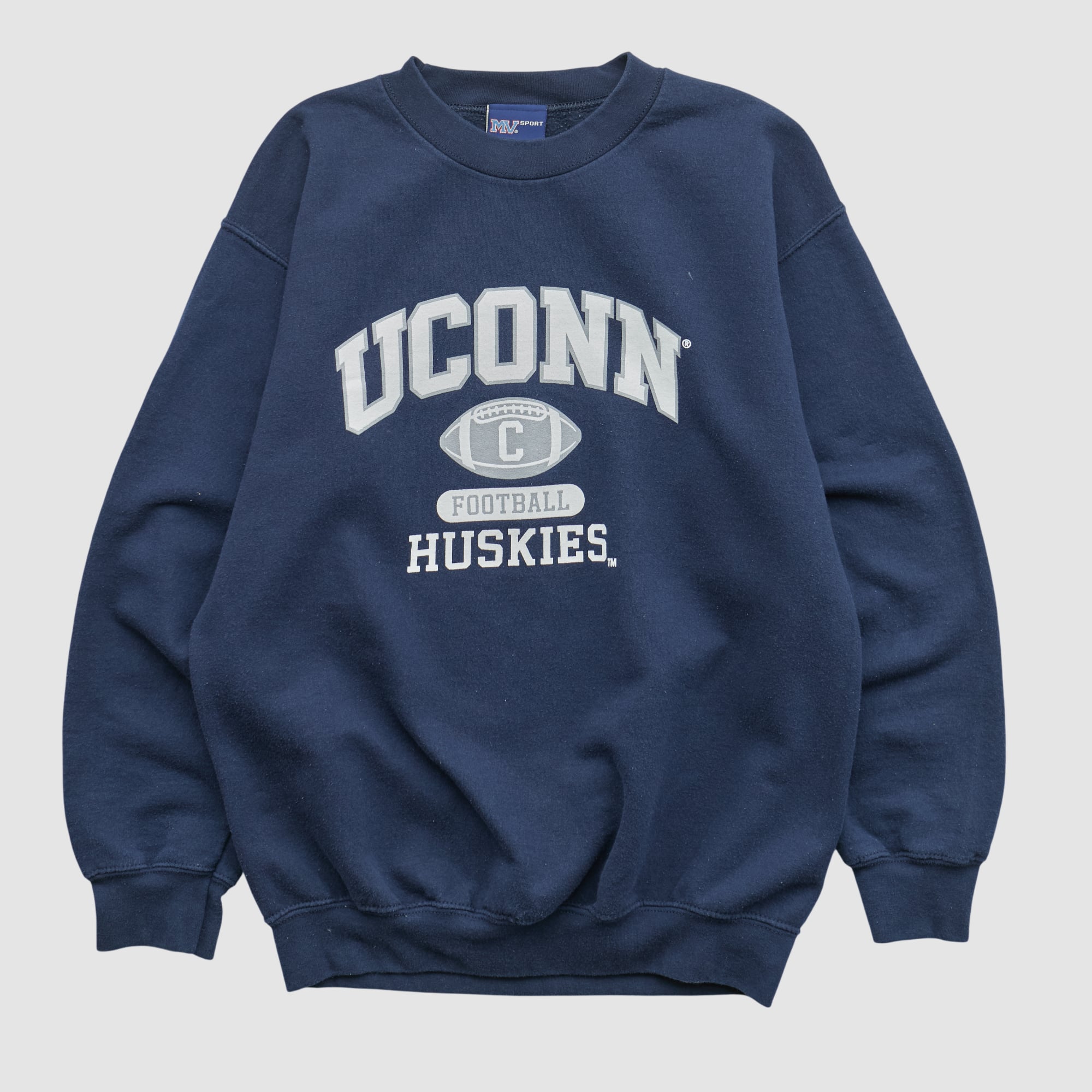 UConn Huskies MV Sport 2000s Pullover Sweatshirt - Navy - S
