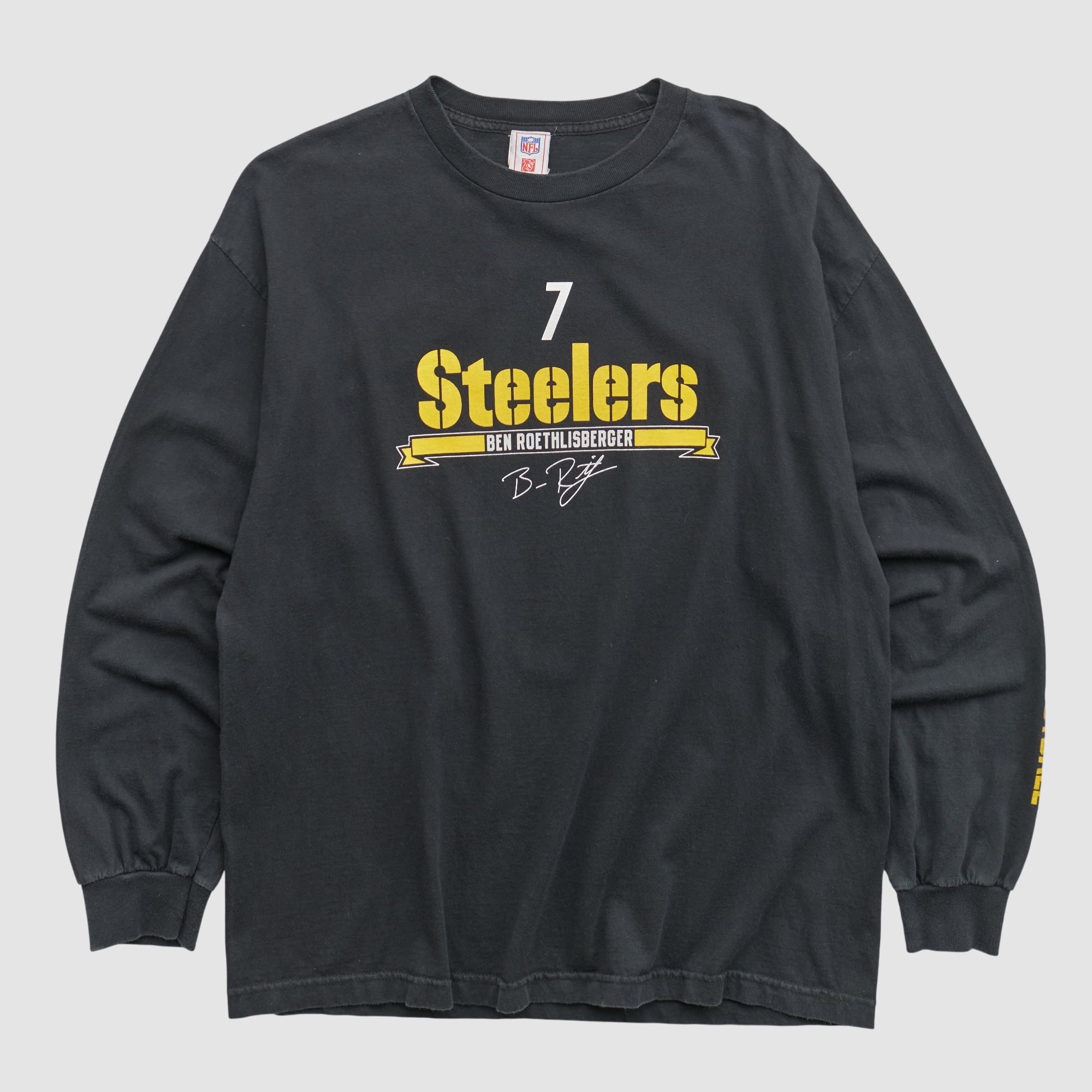 Pittsburgh Steelers NFL 2000s Long Sleeve T-shirt - Black - M