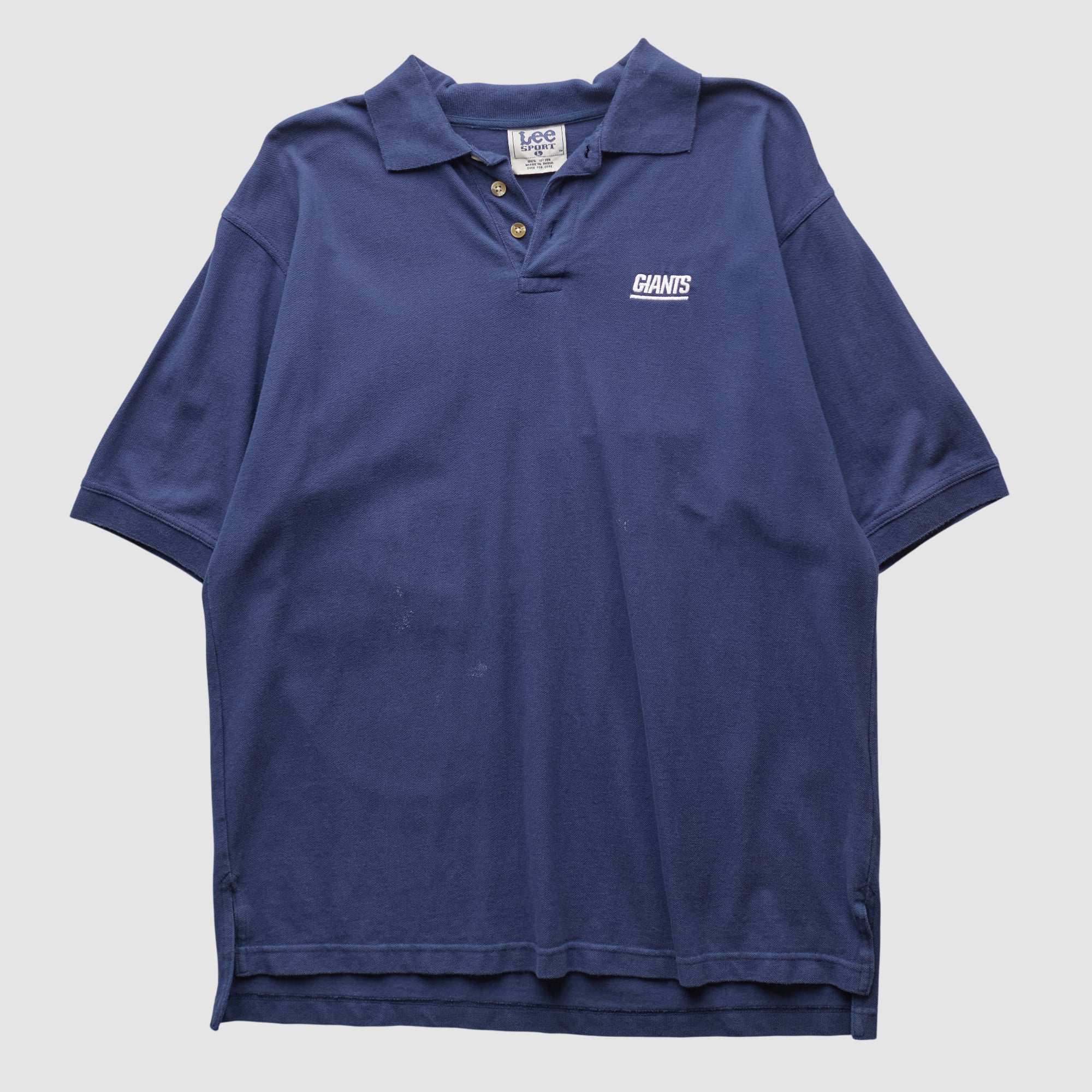 New York Giants Lee Apparel 2000s Polo - Navy - M