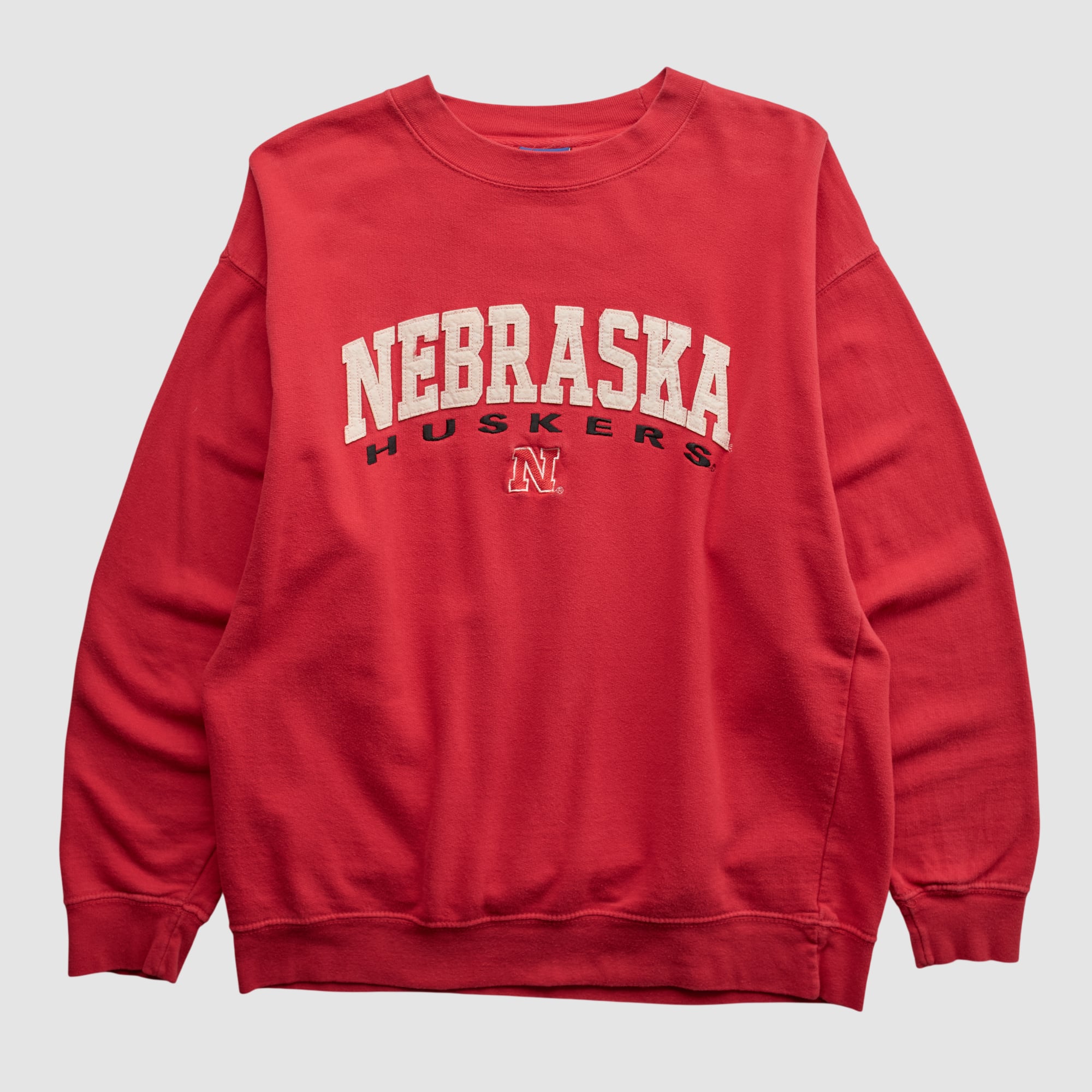 Nebraska Huskers Old Varsity Brand 2000s Pullover Sweatshirt - Red - S