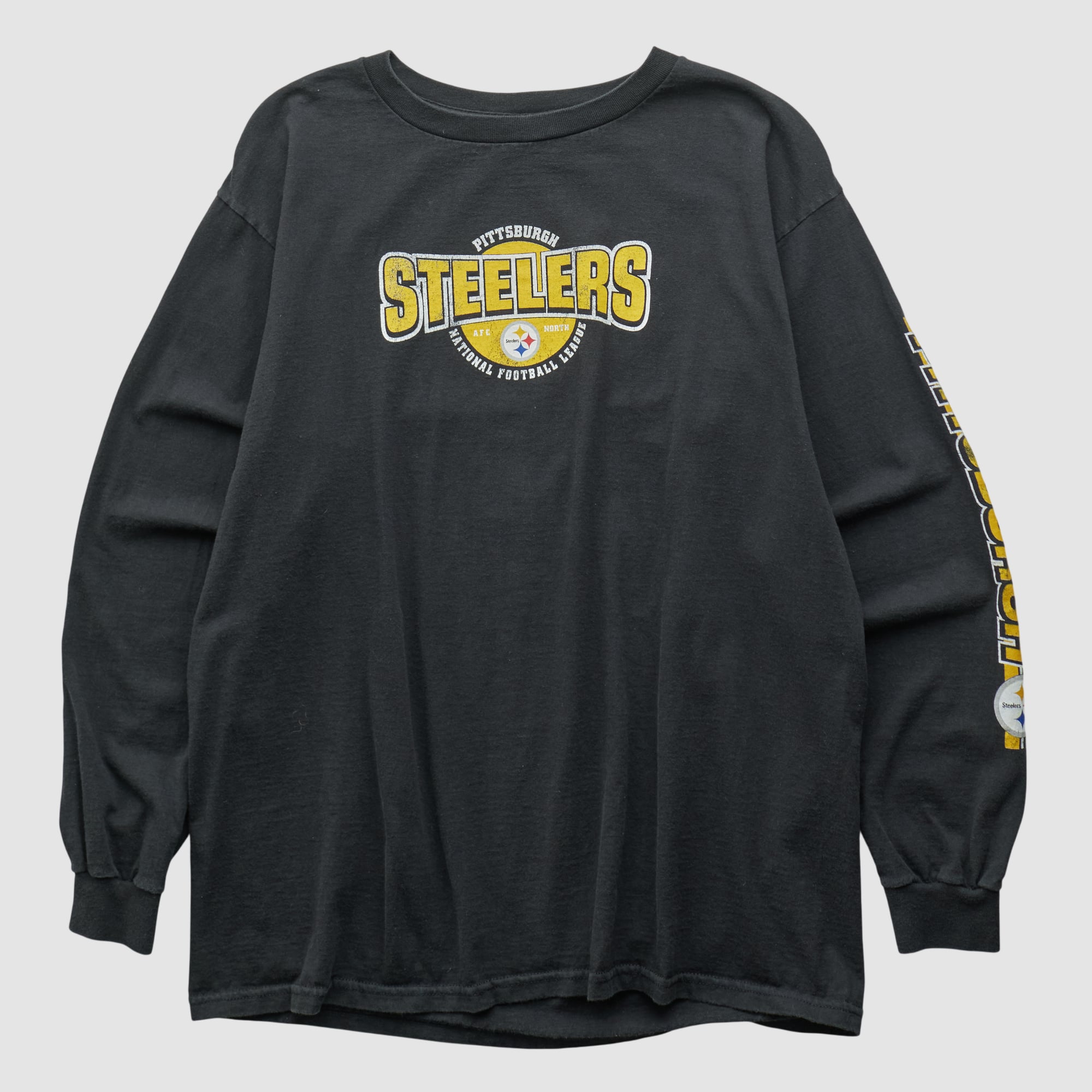 Pittsburgh Steelers NFL 2000s Long Sleeve T-shirt - Black - M