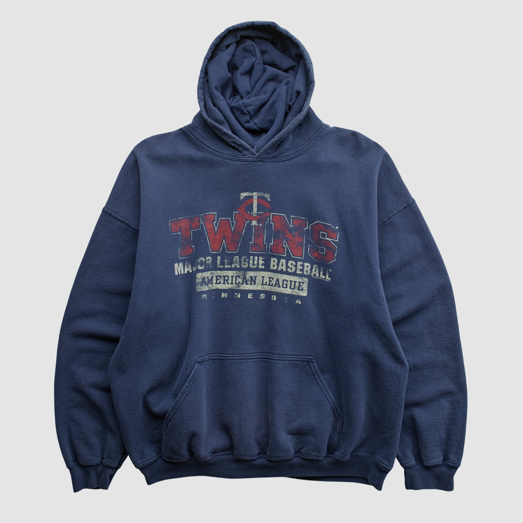 Minnesota Twins Genuine Merchandise 2010s Hooded Pullover Sweatshirt - Navy - S