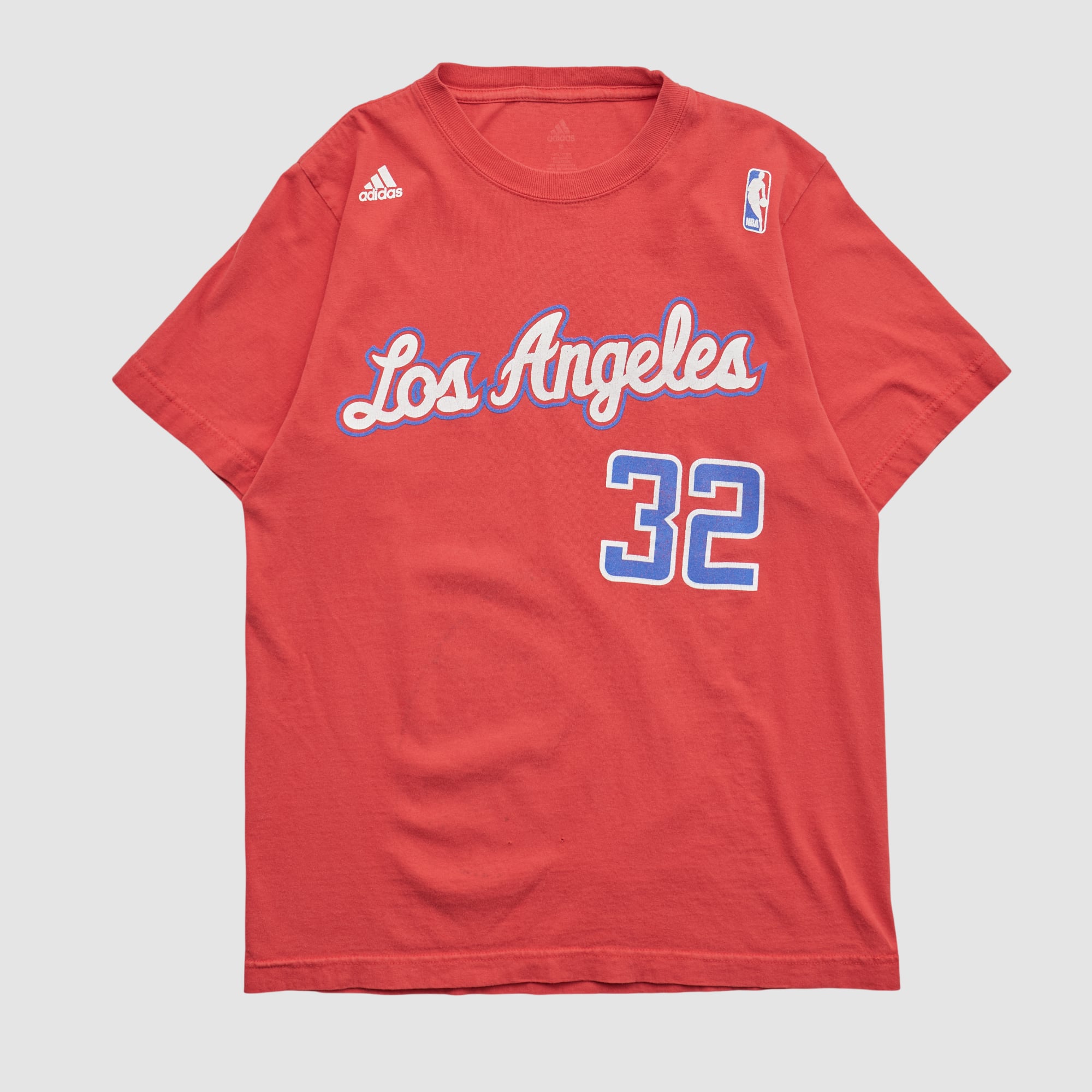 LA Clippers Adidas 2010s T-shirt - Red - S
