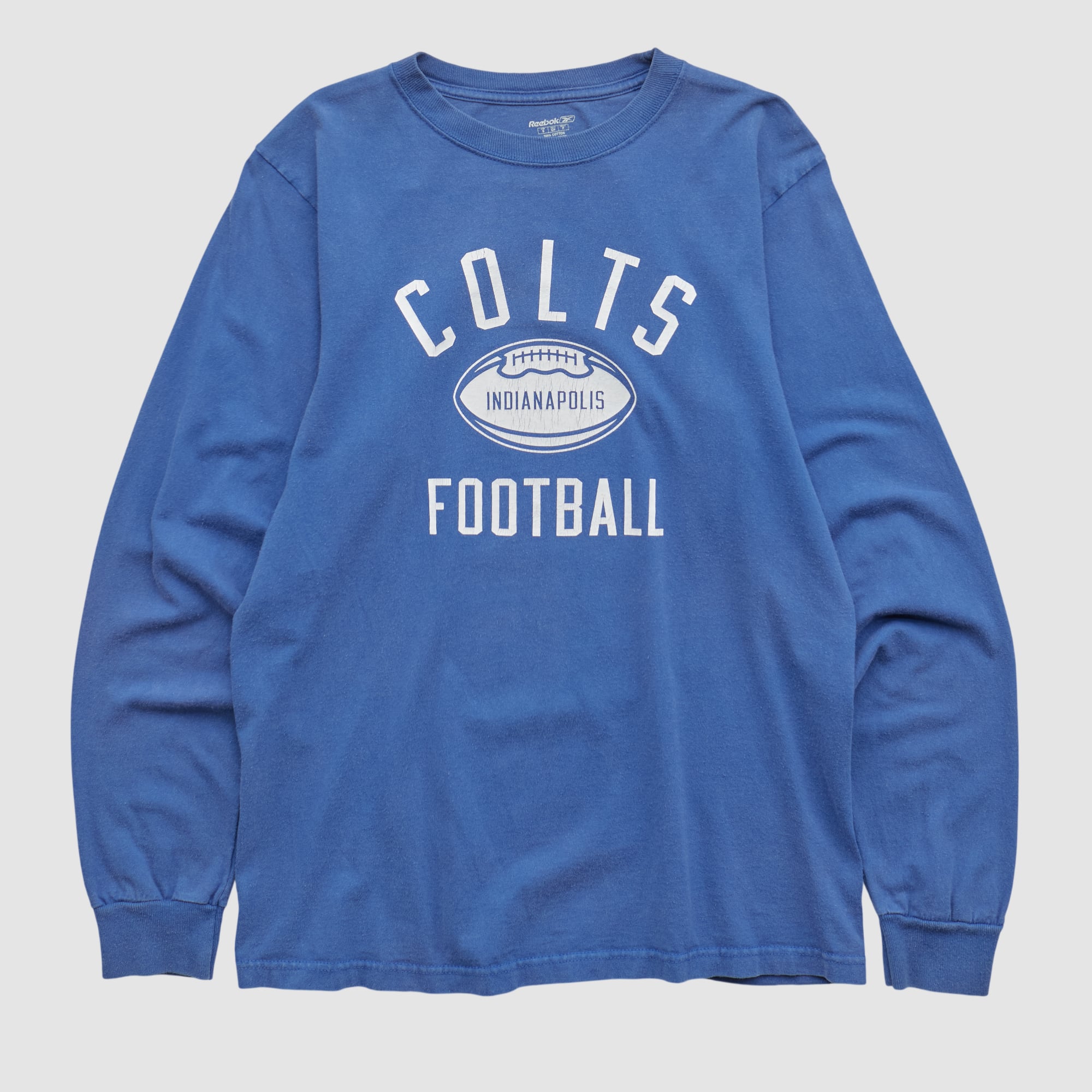 Indianapolis Colts Reebok 2000s Long Sleeve T-shirt - Blue - S