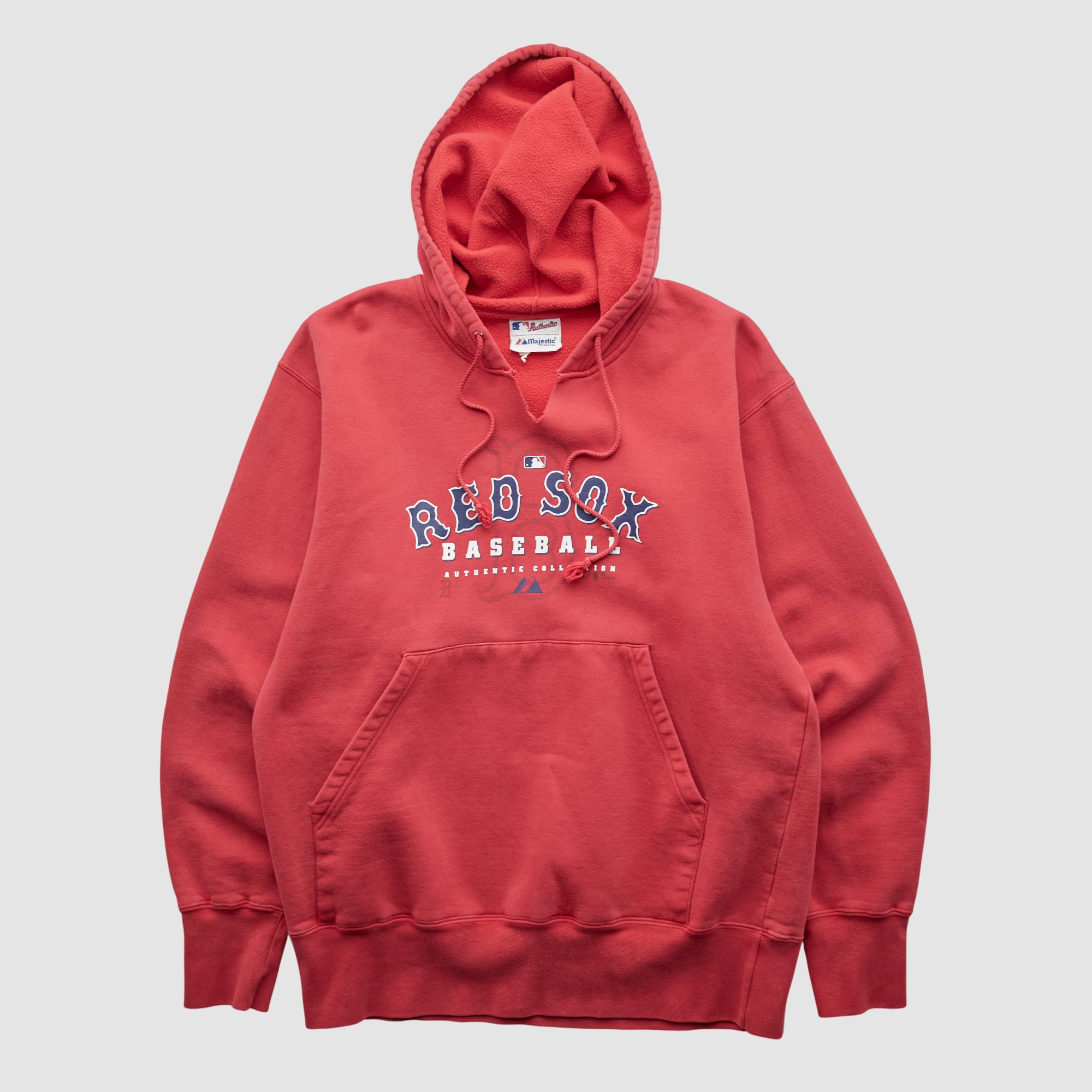 Boston Red Sox Majestic 2005 Hooded Pullover Sweatshirt - Red - S