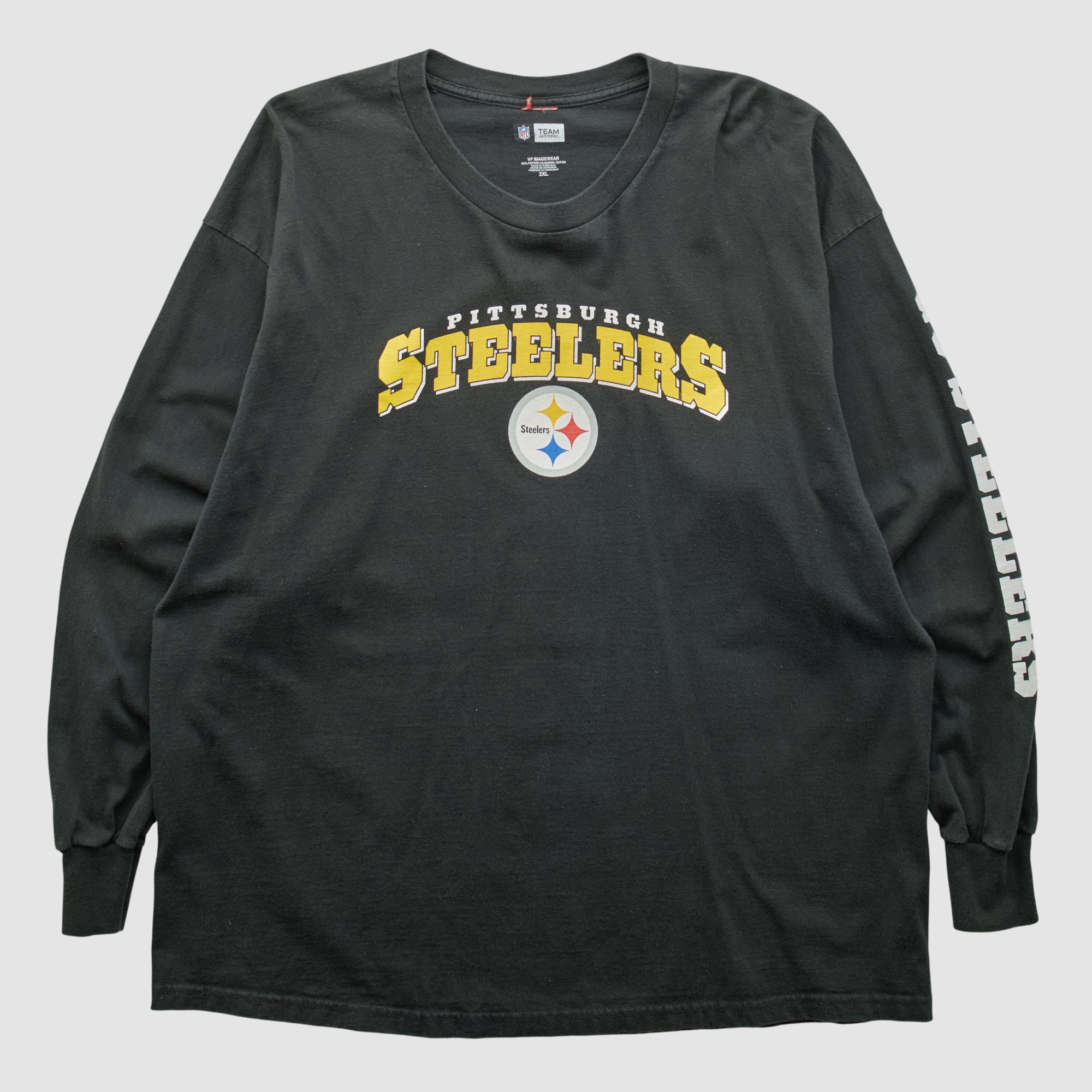 Pittsburgh Steelers NFL 2010s Long Sleeve T-shirt - Black - XL