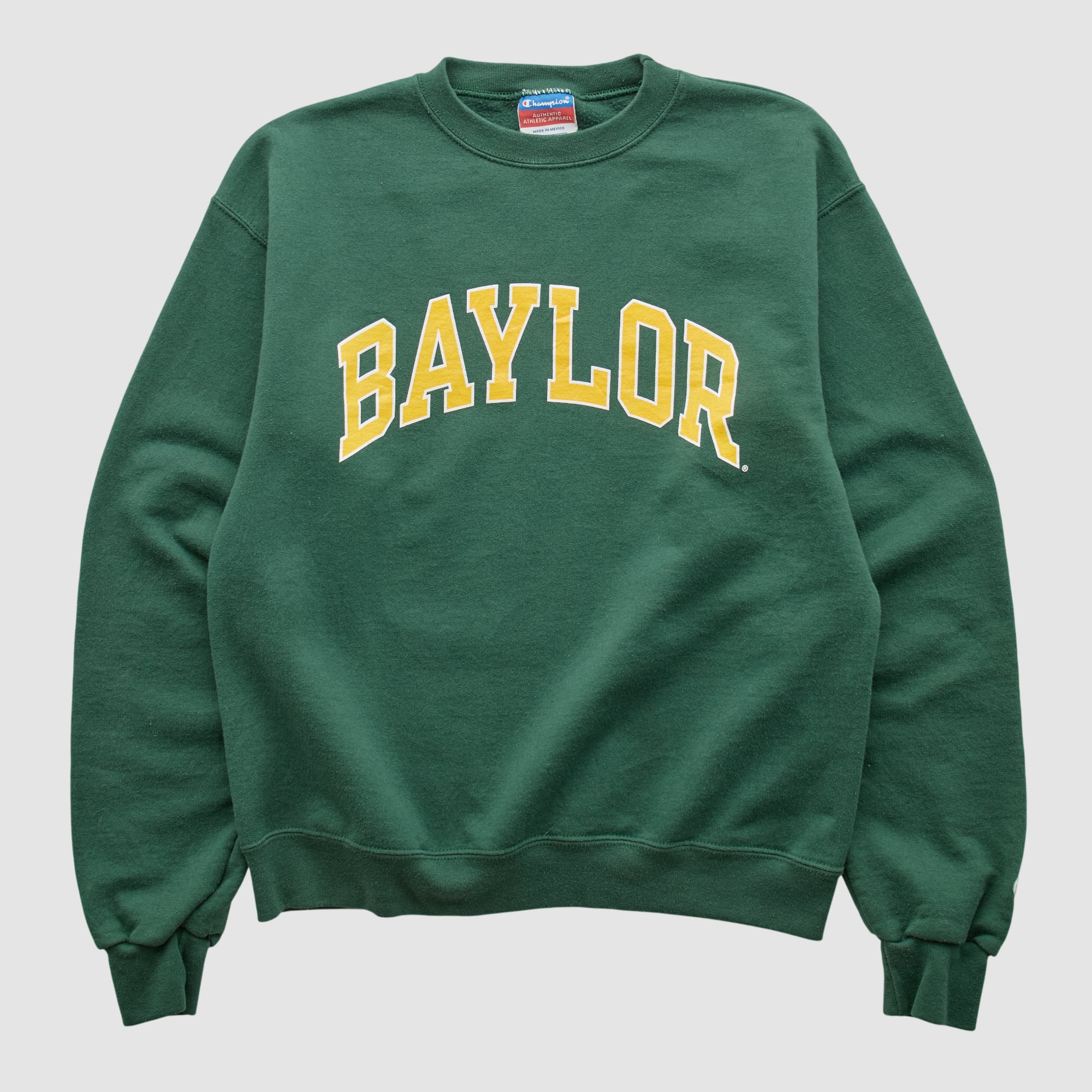Baylor Bears Champion 2000s Pullover Sweatshirt - Green - XS
