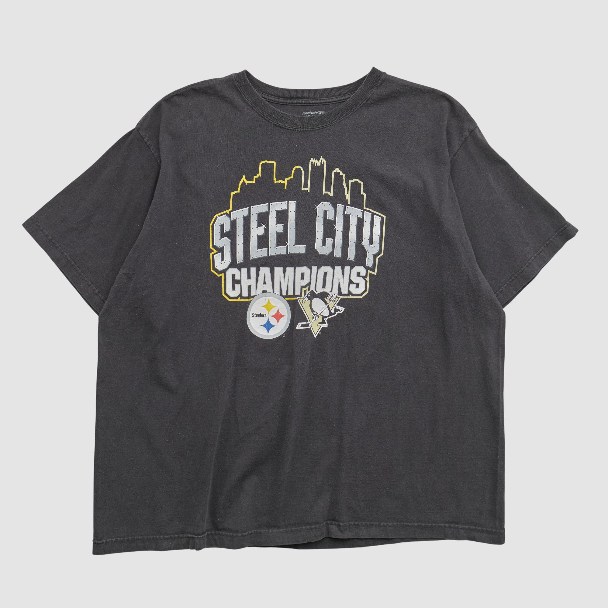 Steel City Champions Reebok 2009 T-shirt - Black - 2XL