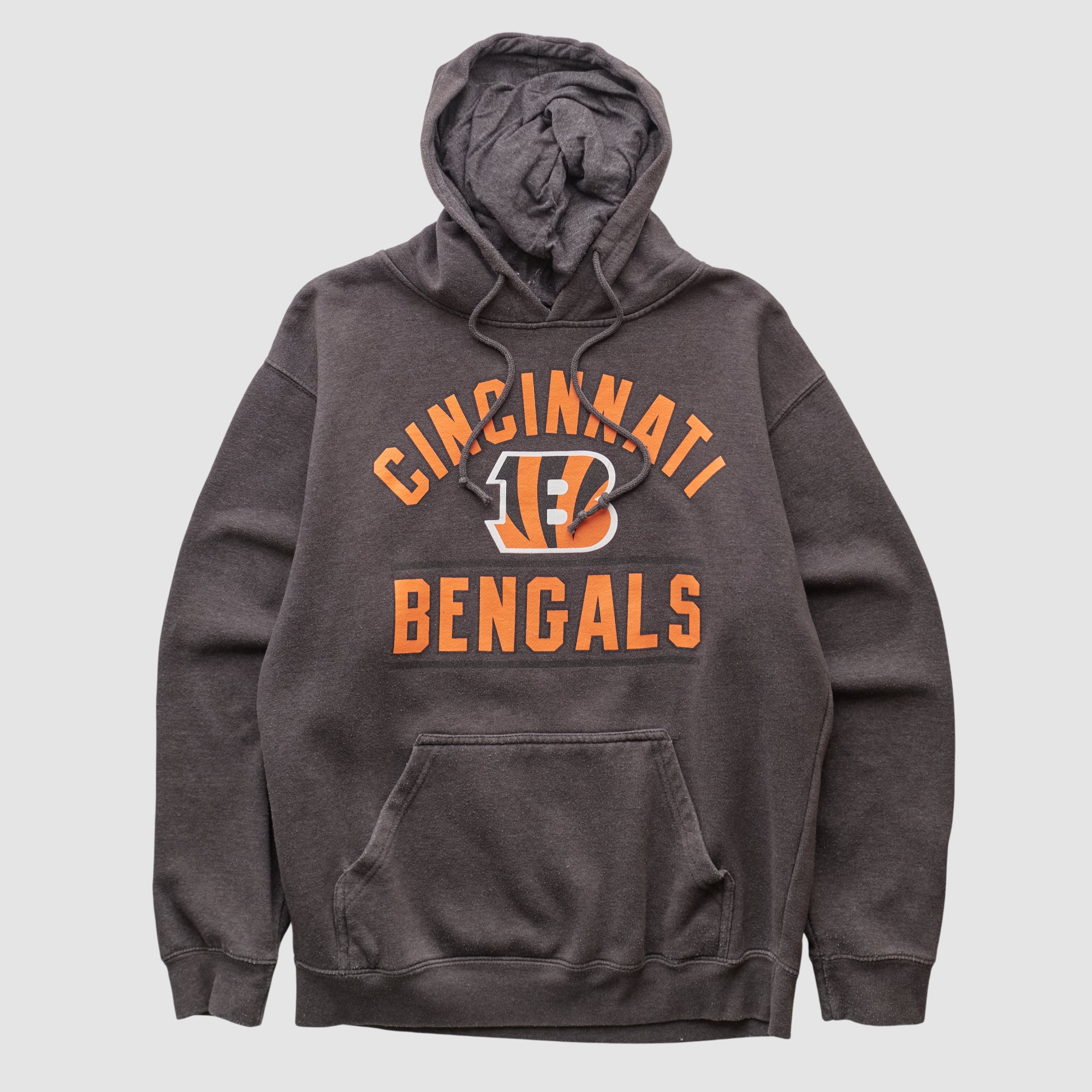 Cincinnati Bengals NFL 2010s Hooded Pullover Sweatshirt - Charcoal - S
