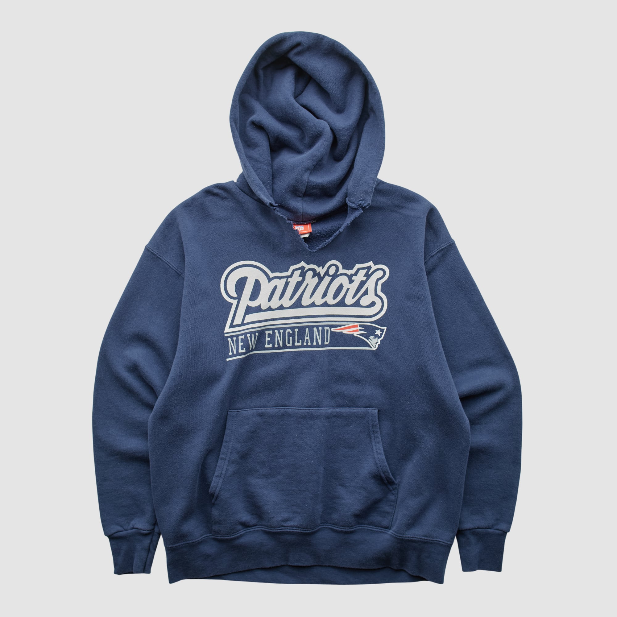 New England Patriots NFL 2000s Hooded Pullover Sweatshirt - Navy - S