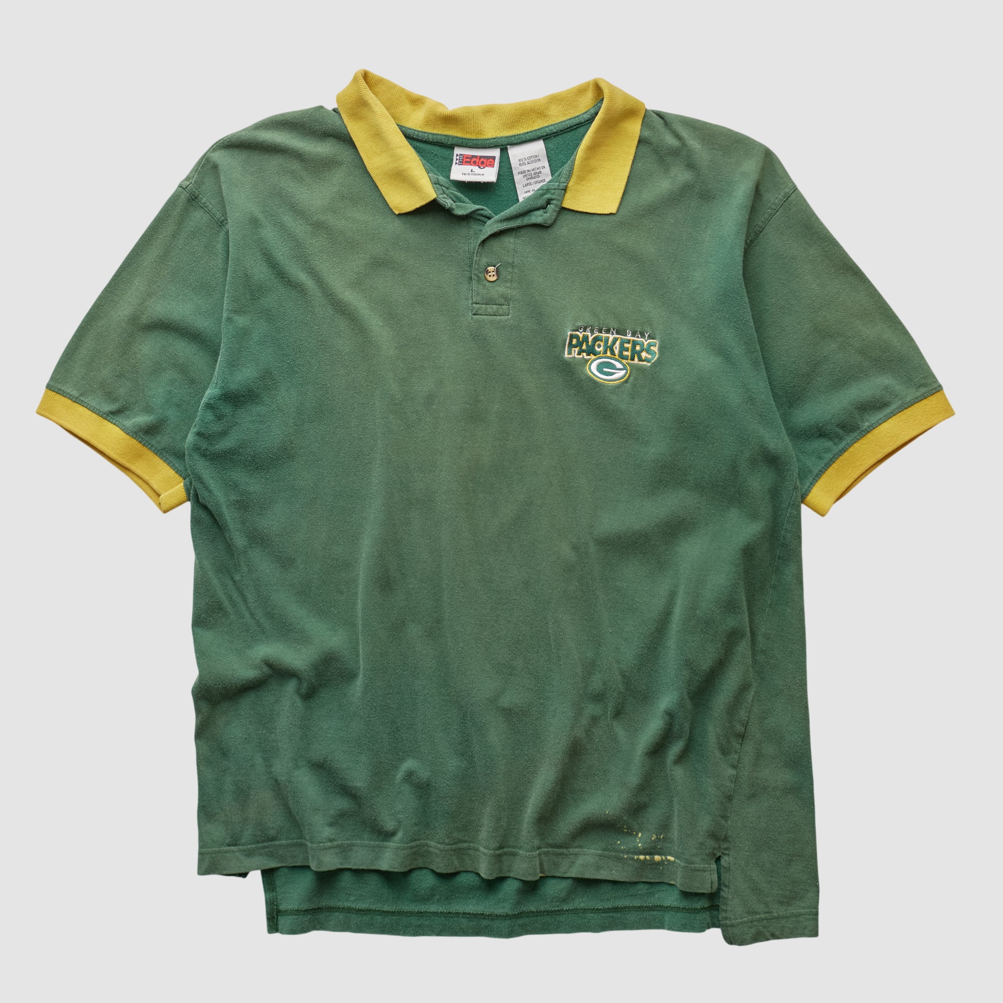 Green Bay Packers The Edge 90s Polo - Green - S