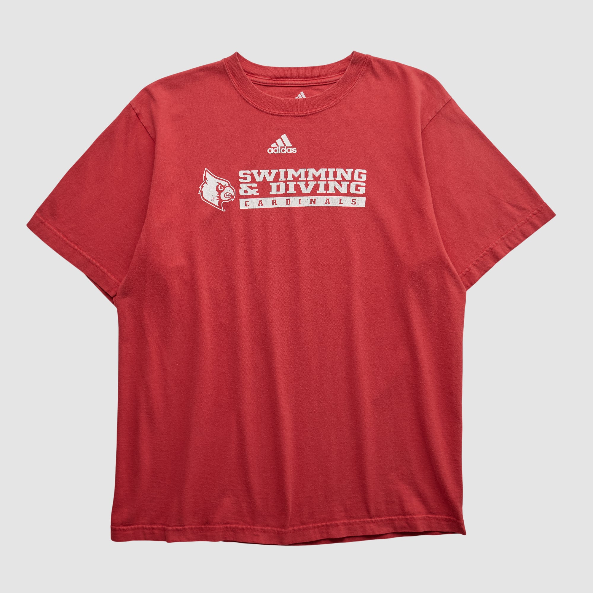 Louisville Cardinals Adidas 2000s T-shirt - Red - M