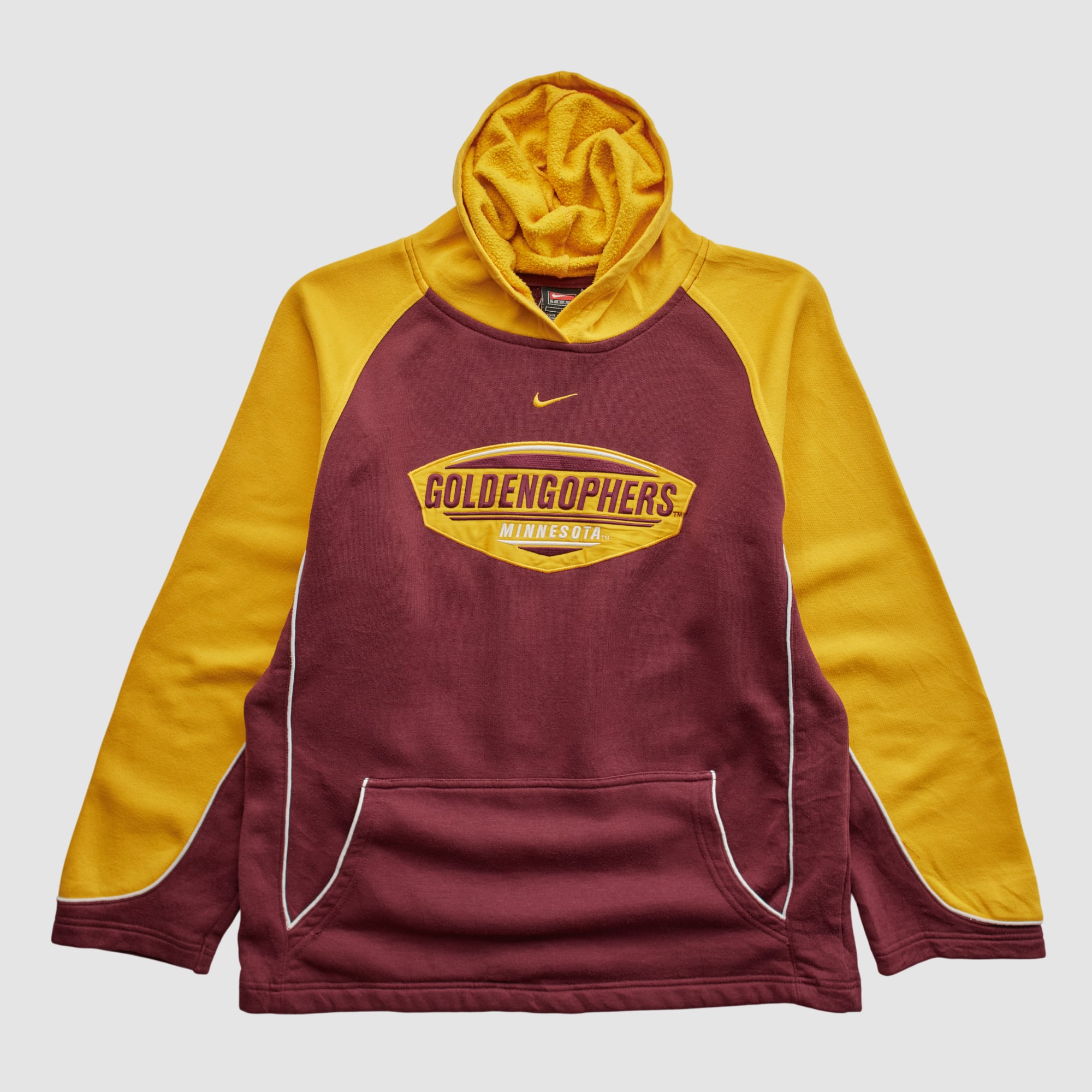 Minnesota Golden Gophers Nike 2000s Hooded Pullover Sweatshirt - Maroon - 2XL