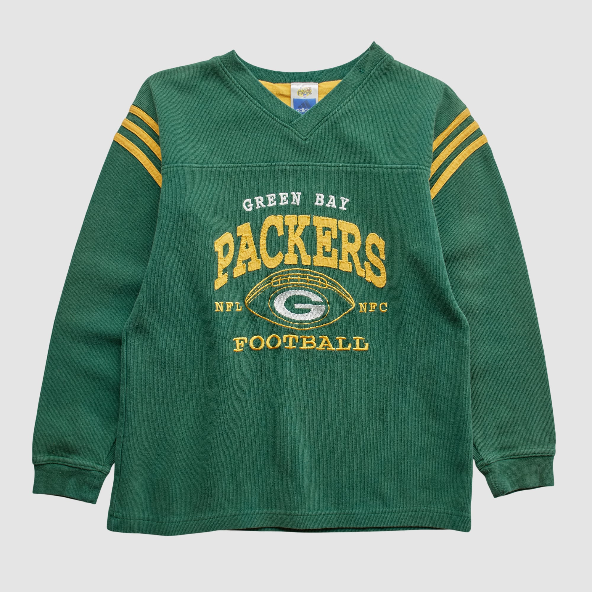 Green Bay Packers Adidas 2000s Pullover Sweatshirt - Green - XS
