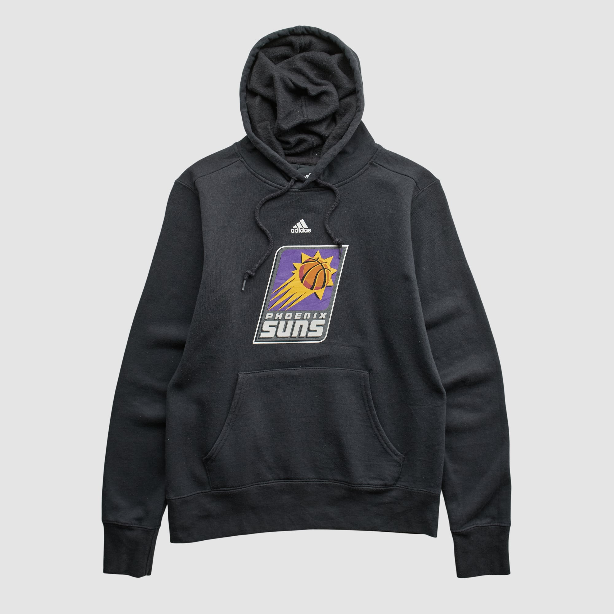 Phoenix Suns Adidas 2010s Hooded Pullover Sweatshirt - Black - XXS