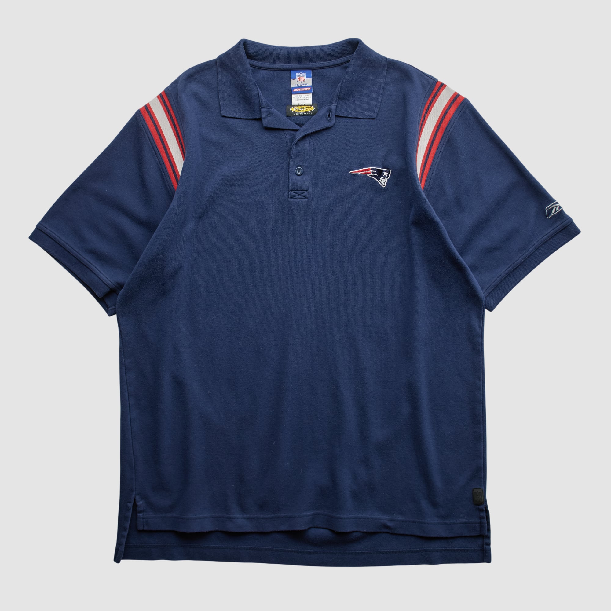 New England Patriots NFL 2000s Polo - Navy - XL