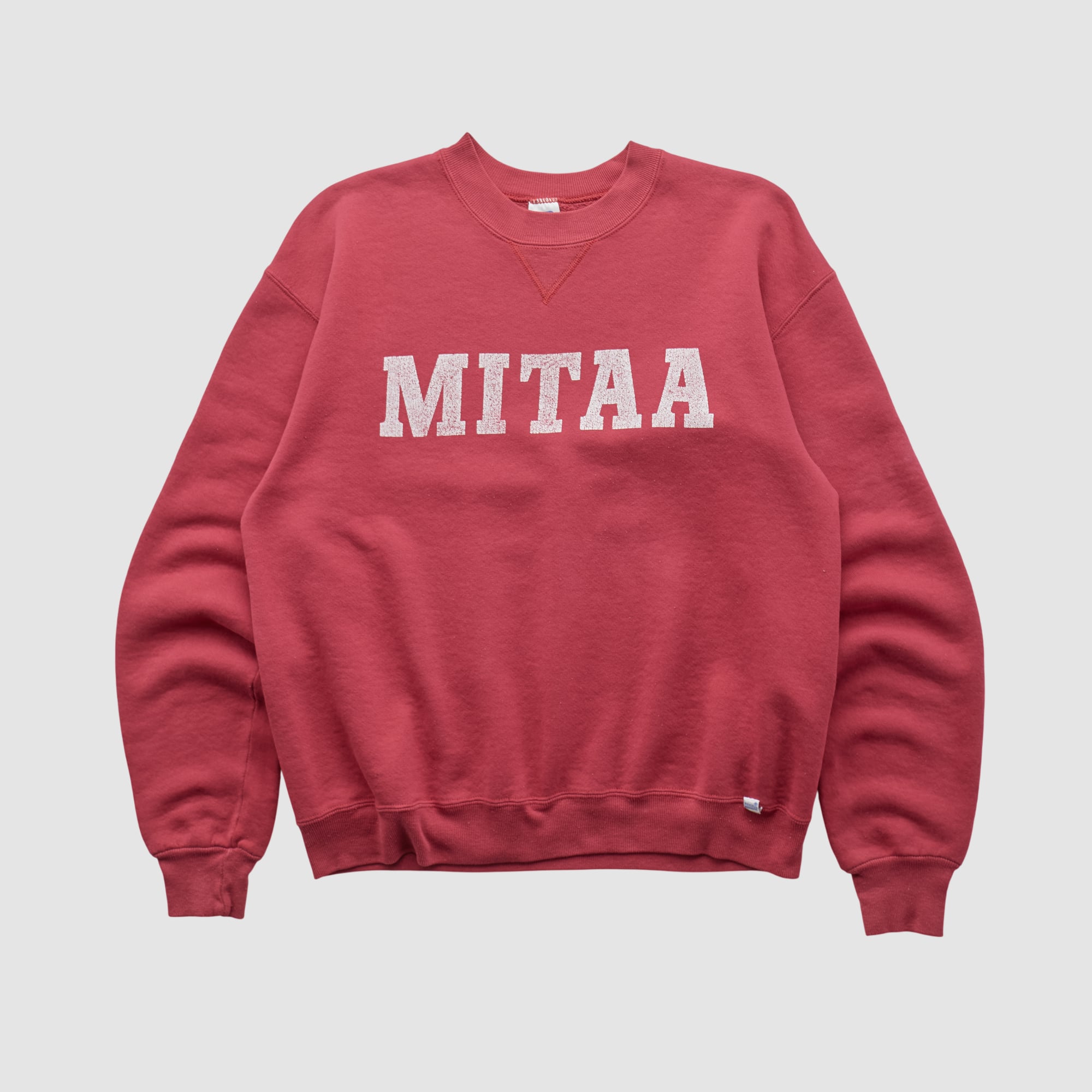 MIT Engineers Russell 90s Pullover Sweatshirt - Red - XS