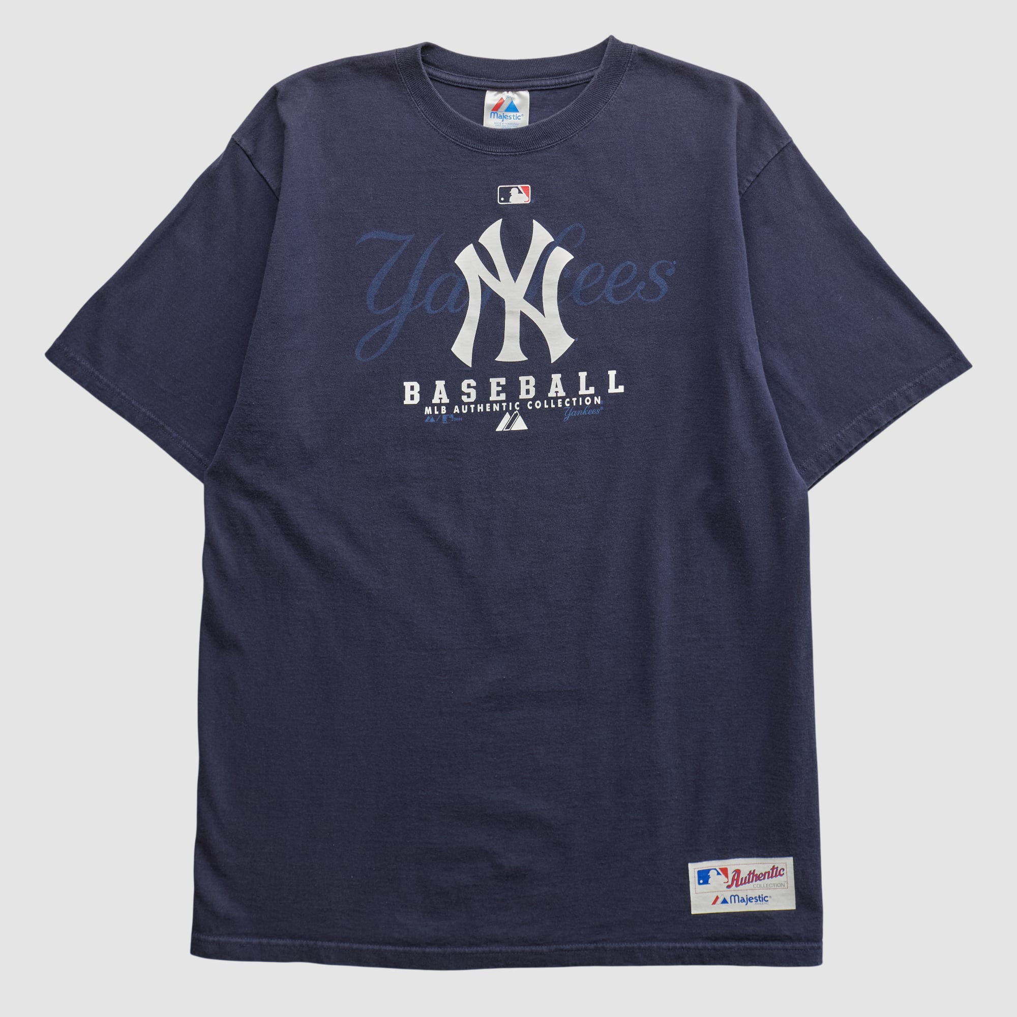 New York Yankees Majestic 2000s T-shirt - Navy - L