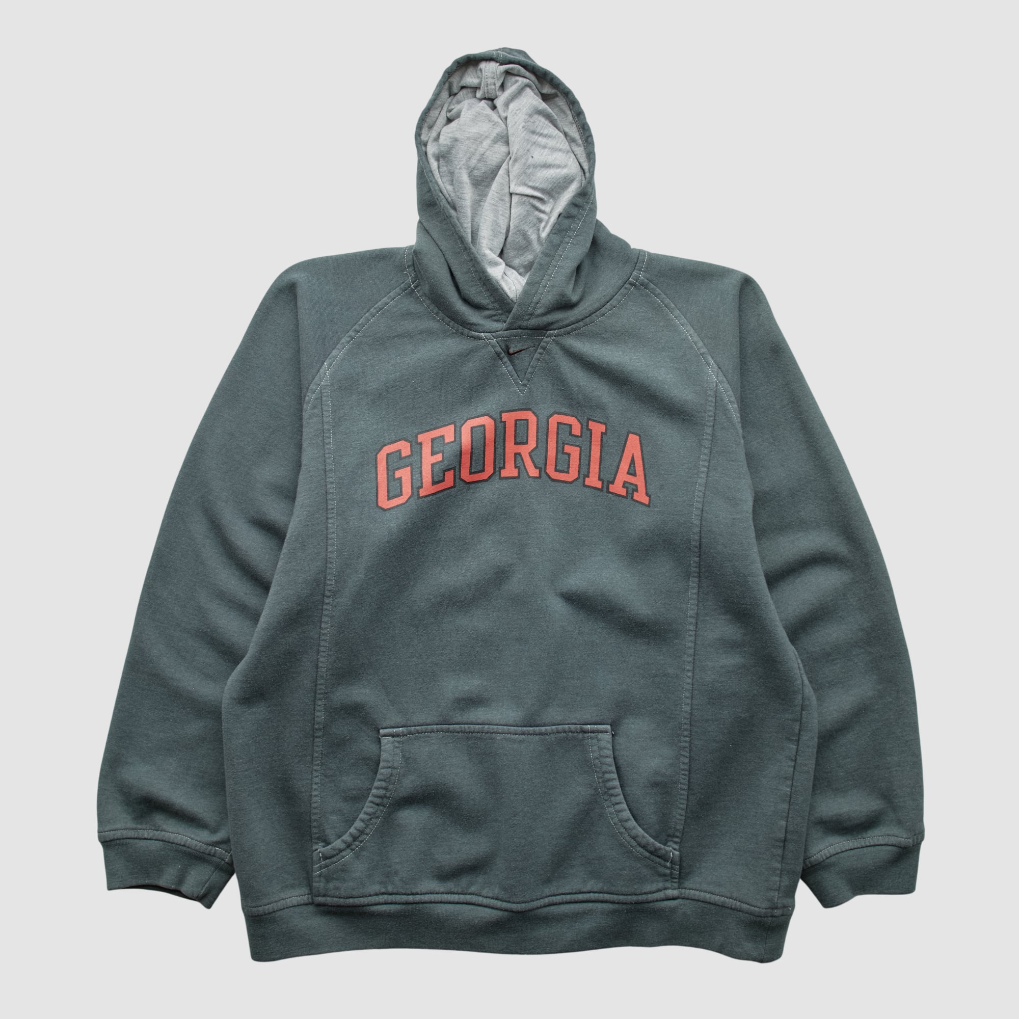Georgia Bulldogs Nike 2000s Hooded Pullover Sweatshirt - Gray - XS
