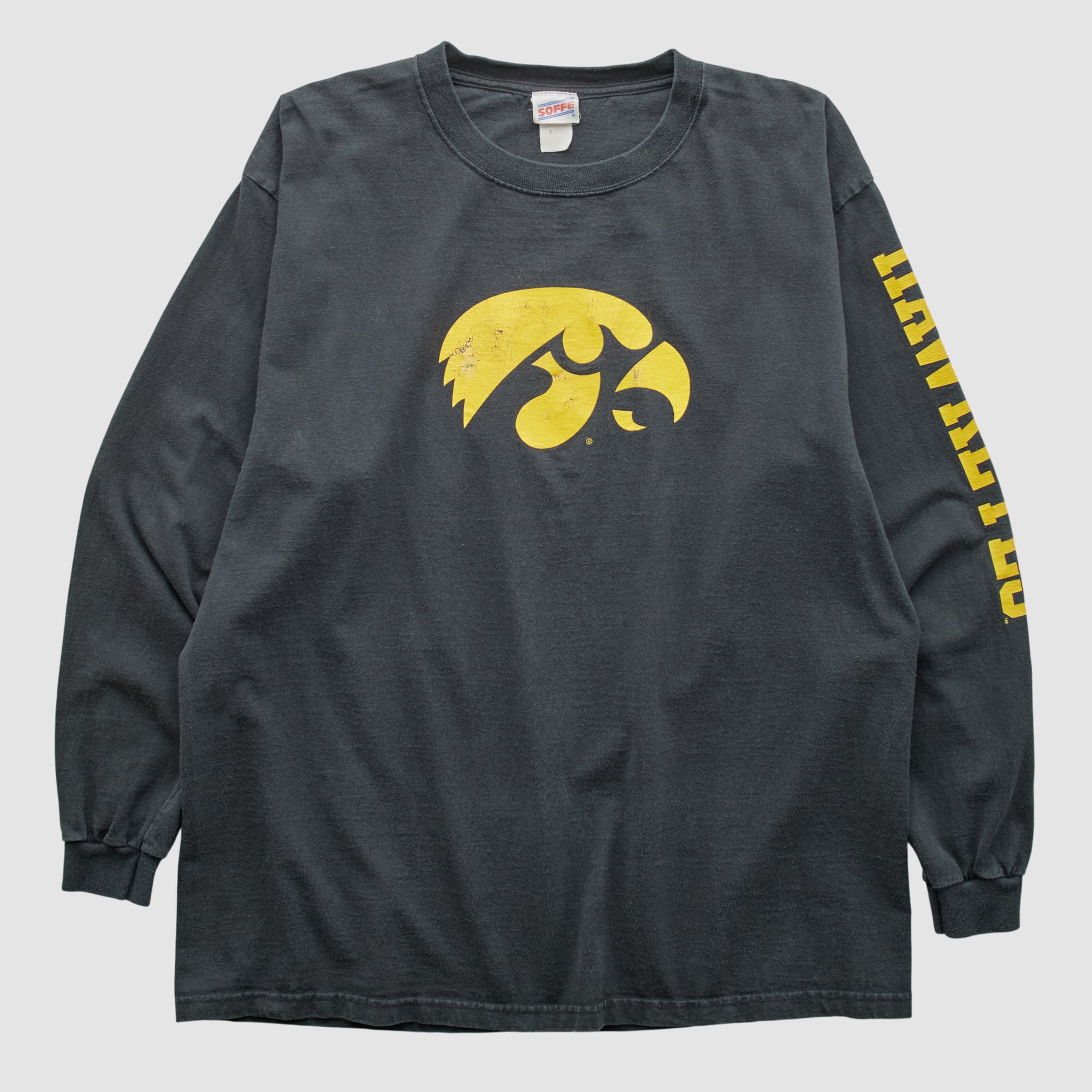 Iowa Hawkeyes Soffe 2000s Long Sleeve T-shirt - Black - M