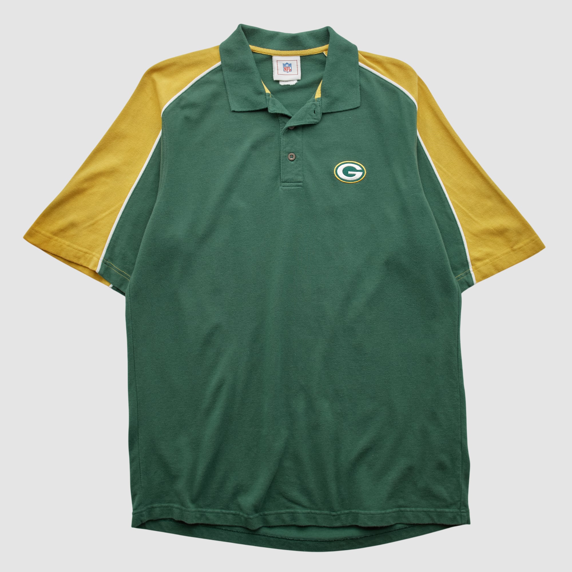 Green Bay Packers NFL 2000s Polo - Green - L