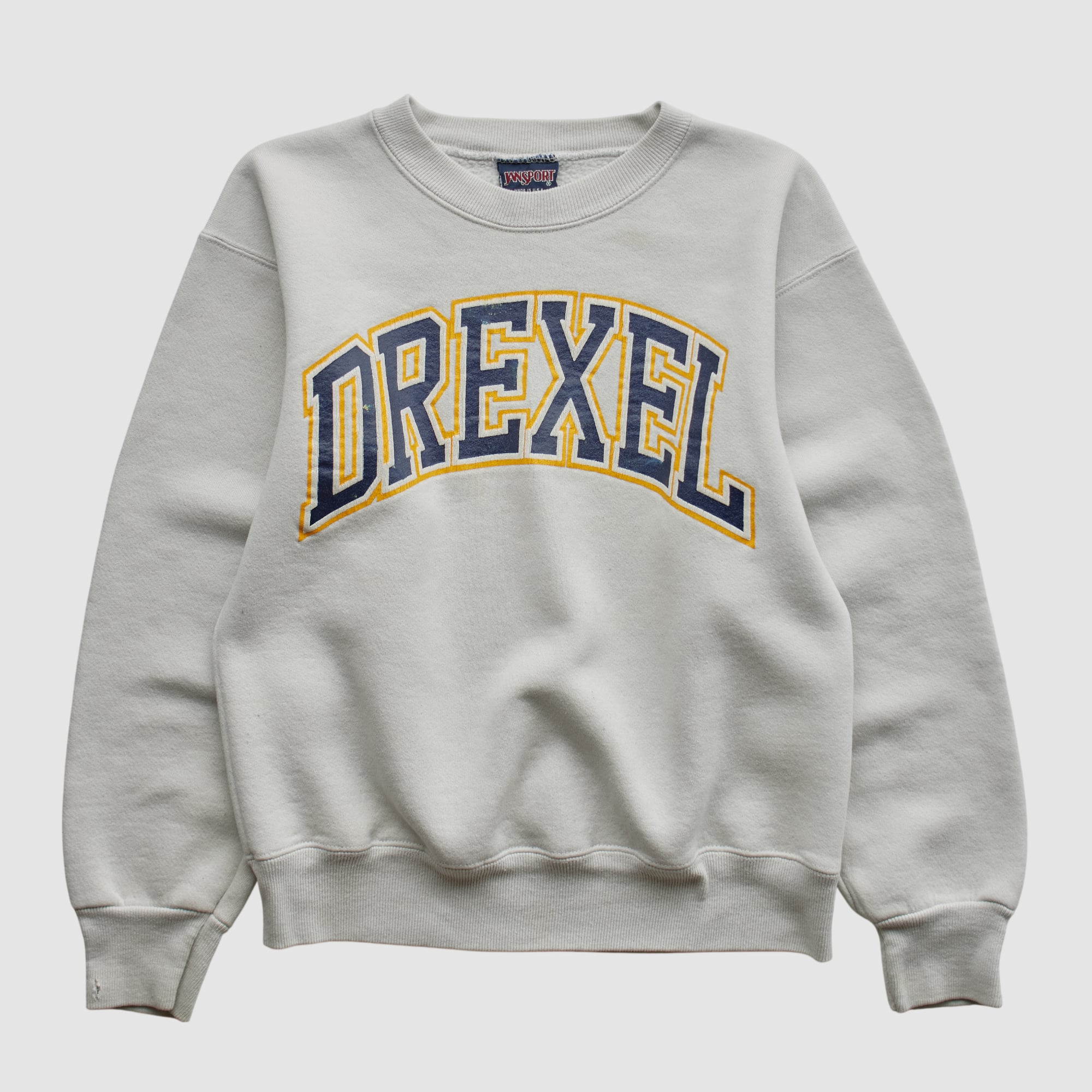 Drexel Dragons Jansport 90s Pullover Sweatshirt - White - XXS