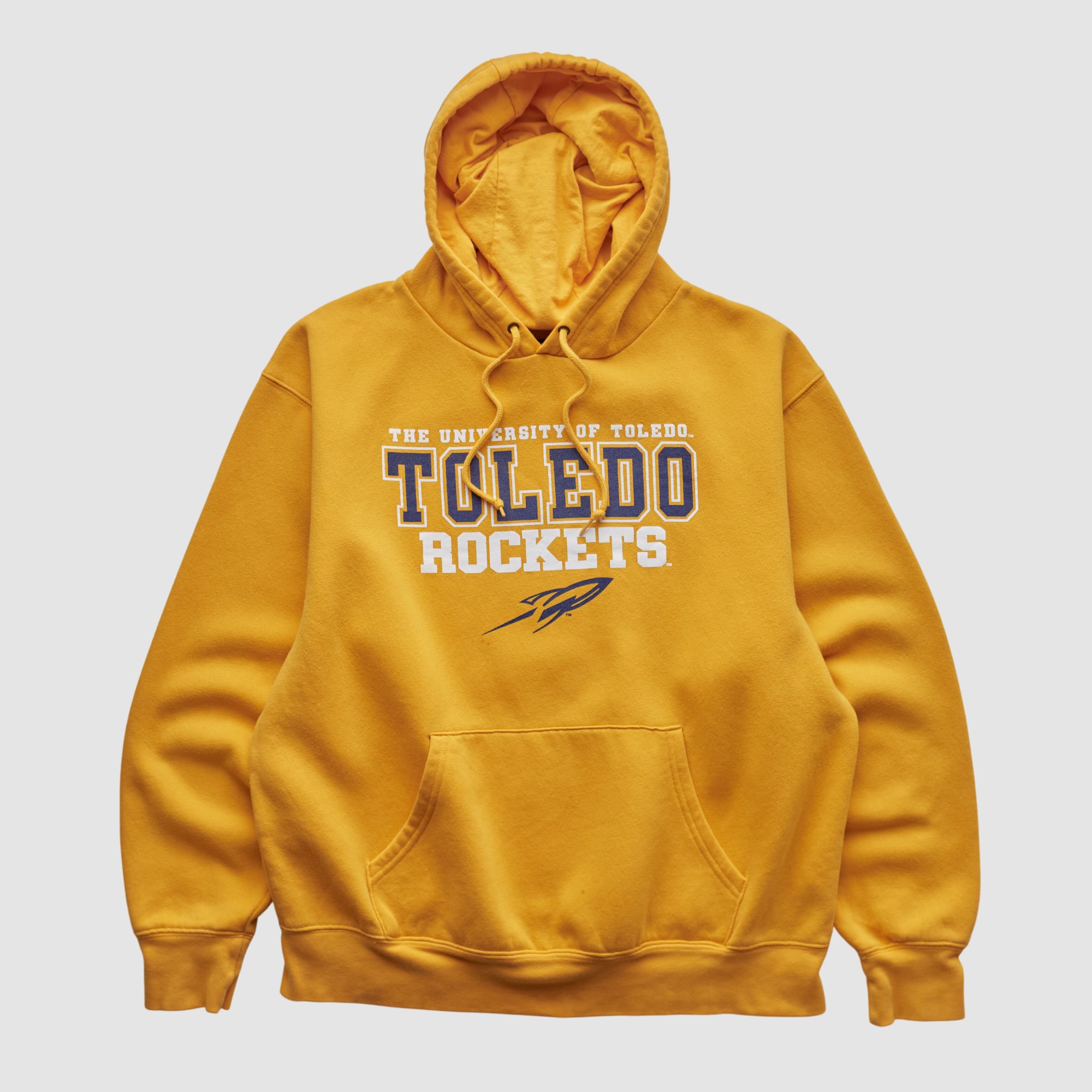 Toledo Rockets Jansport 2010s Hooded Pullover Sweatshirt - Yellow - S