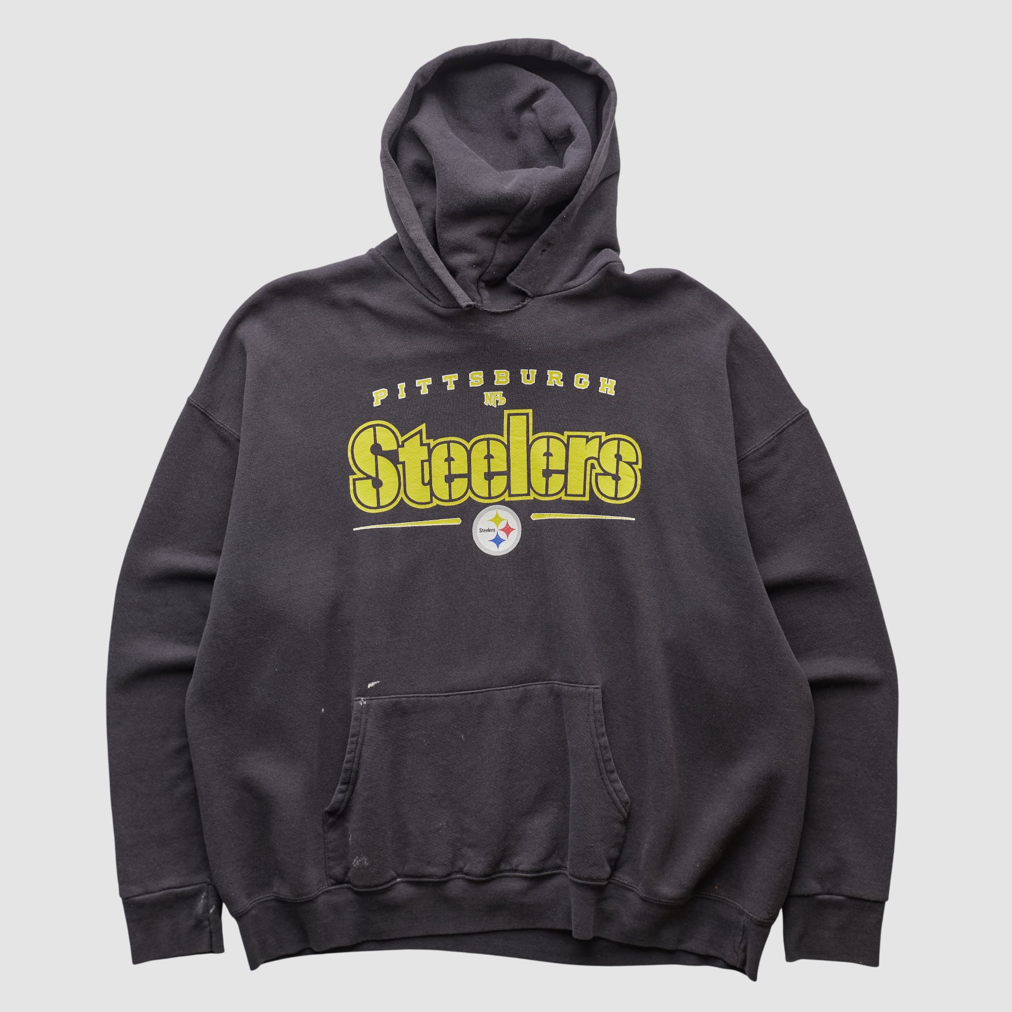 Pittsburgh Steelers NFL 2000s Hooded Pullover Sweatshirt - Black - XL