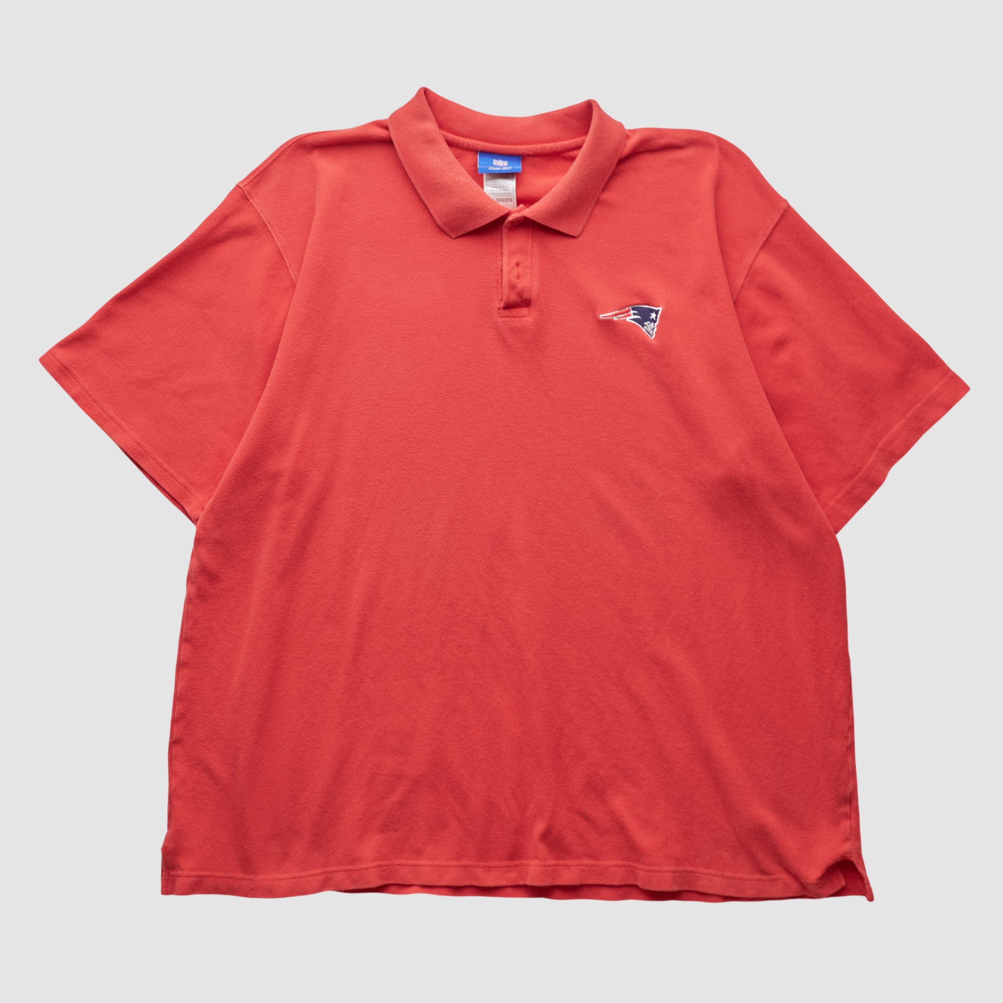 New England Patriots Reebok 2000s Polo - Red - XL