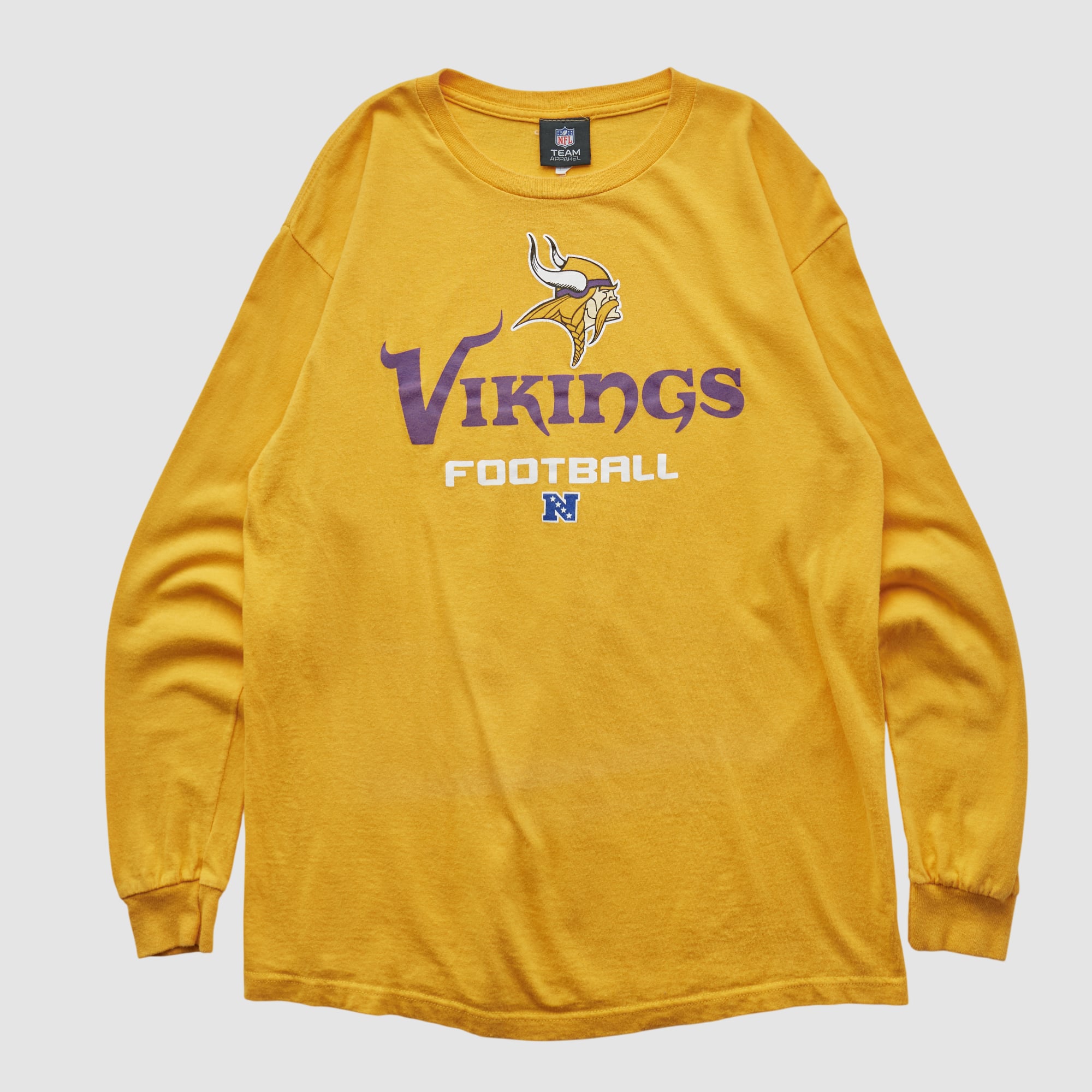 Minnesota Vikings NFL 2010s Long Sleeve T-shirt - Yellow - S