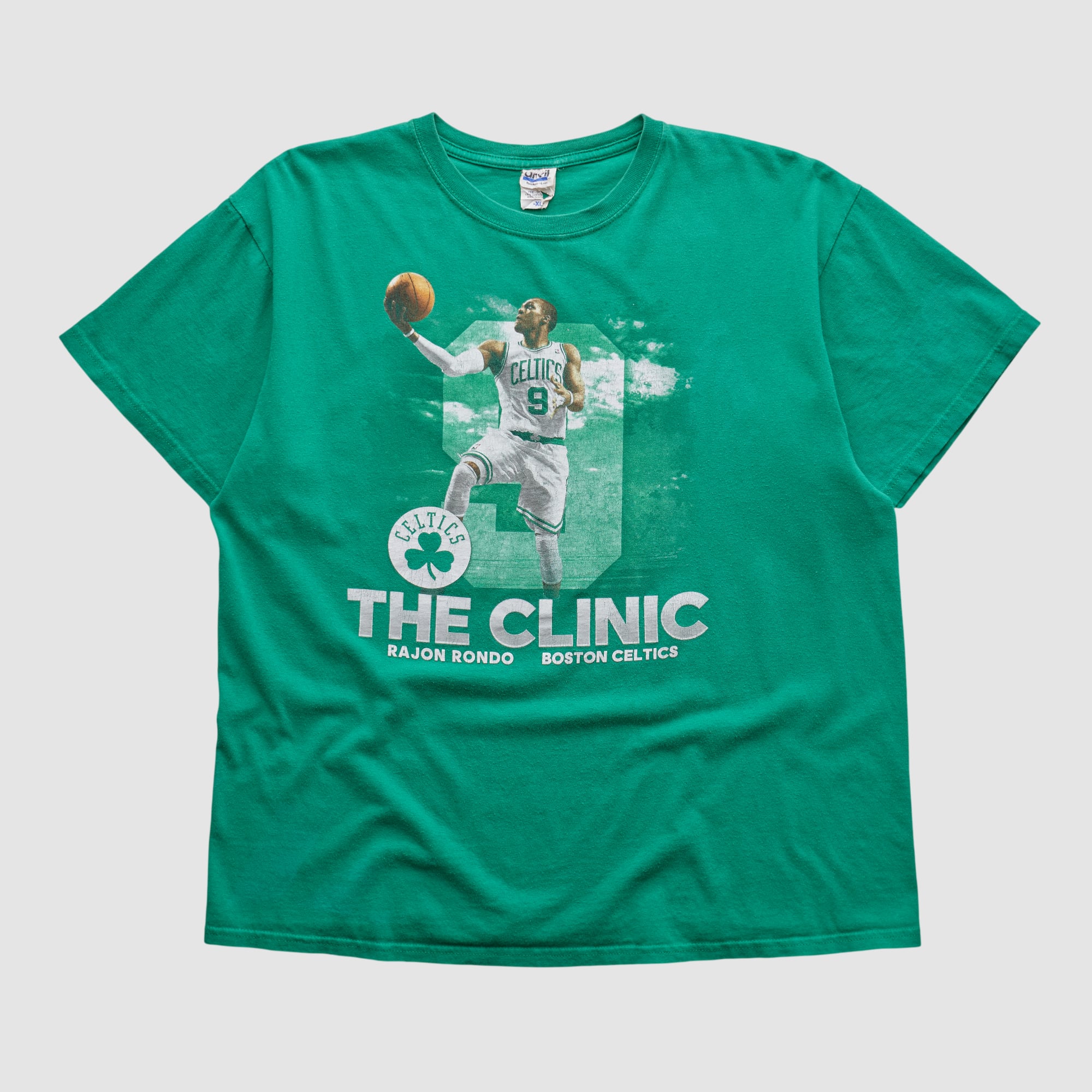 Boston Celtics Anvil 2010s T-shirt - Green - M
