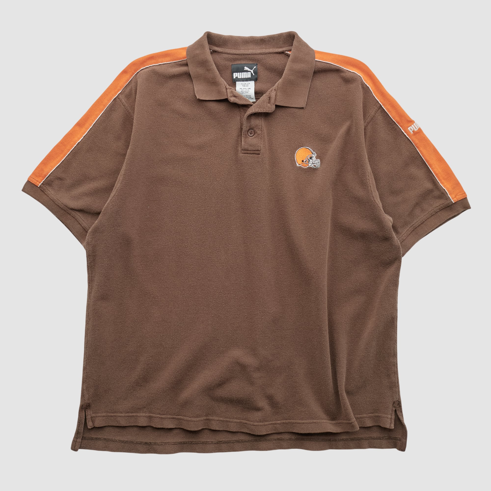 Cleveland Browns Puma 2000s Polo - Brown - 2XL