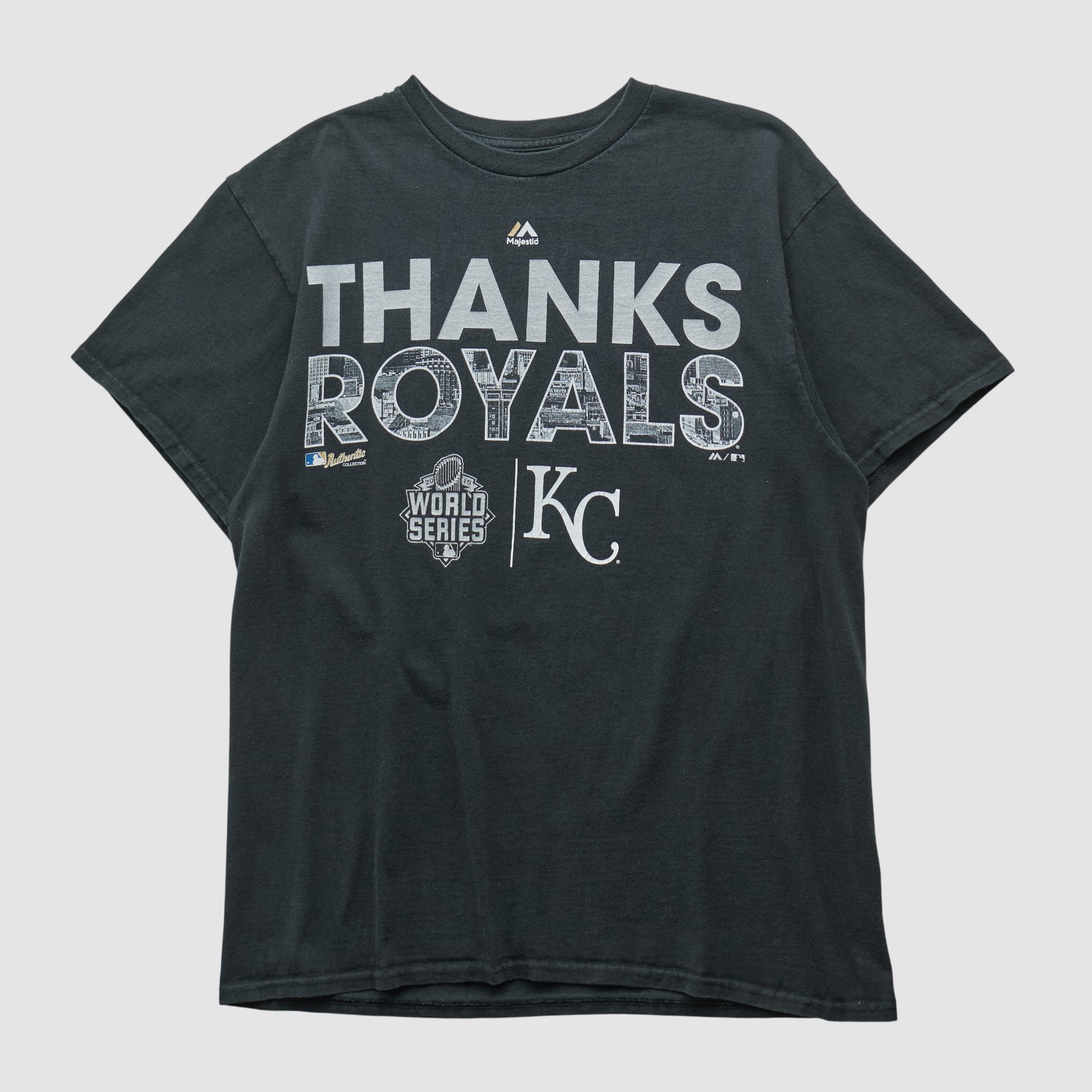 Kansas City Royals Majestic 2015 T-shirt - Black - S