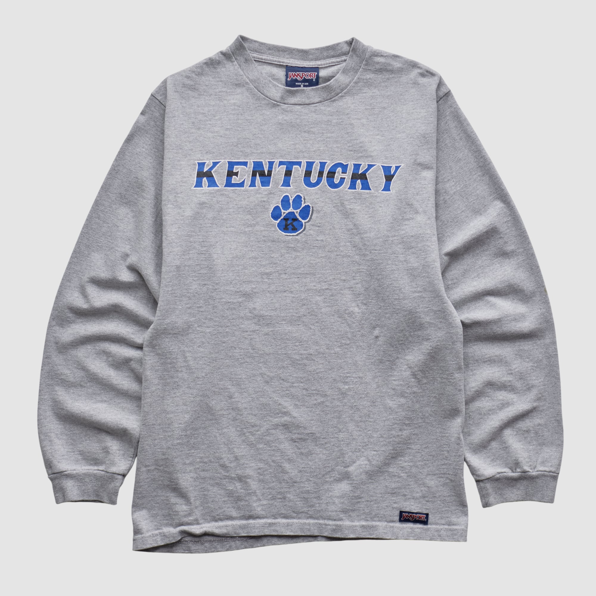 Kentucky Wildcats Jansport 90s Pullover Sweatshirt - Heather Gray - XS