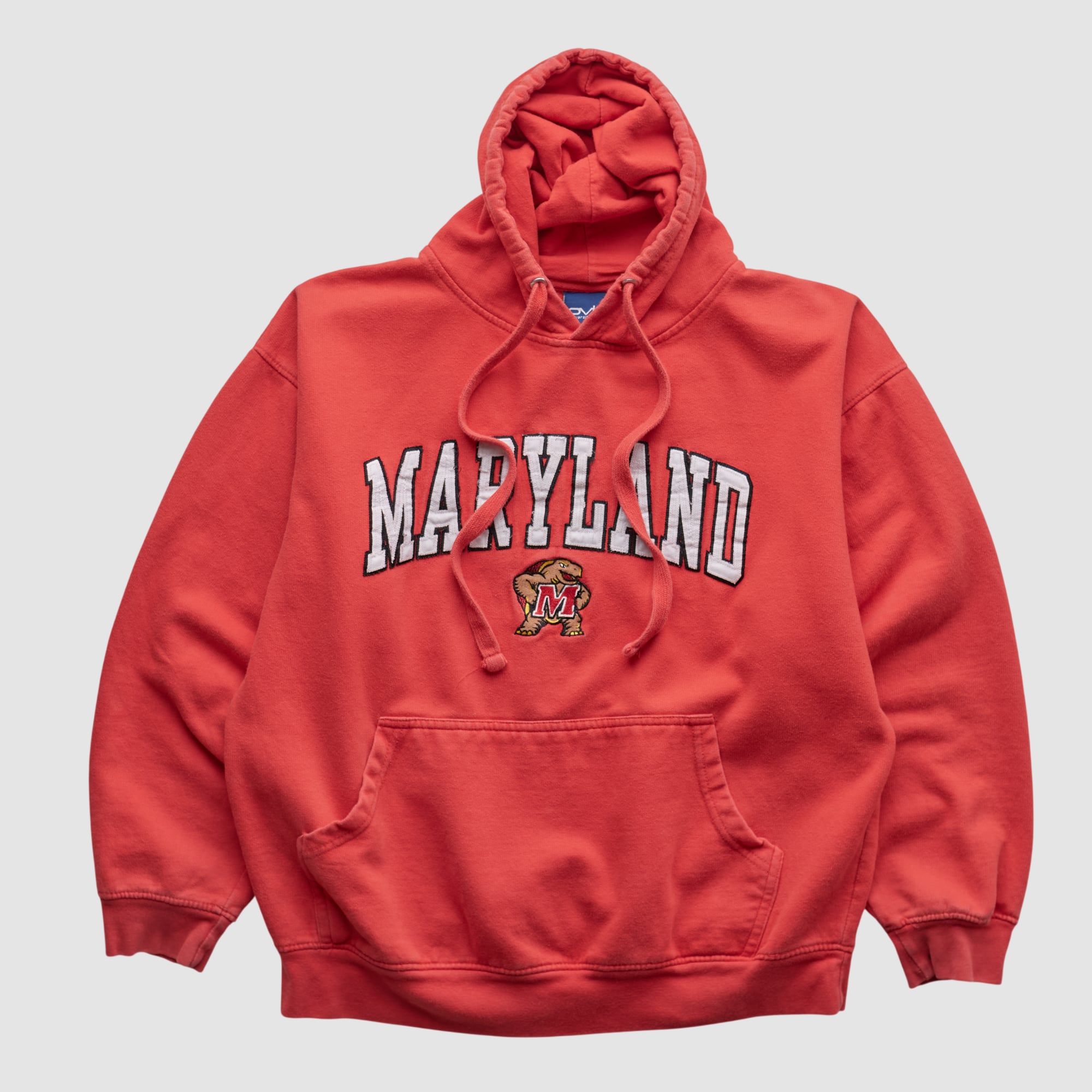 Maryland Terrapins Old Varsity Brand 2010s Hooded Pullover Sweatshirt - Red - XS